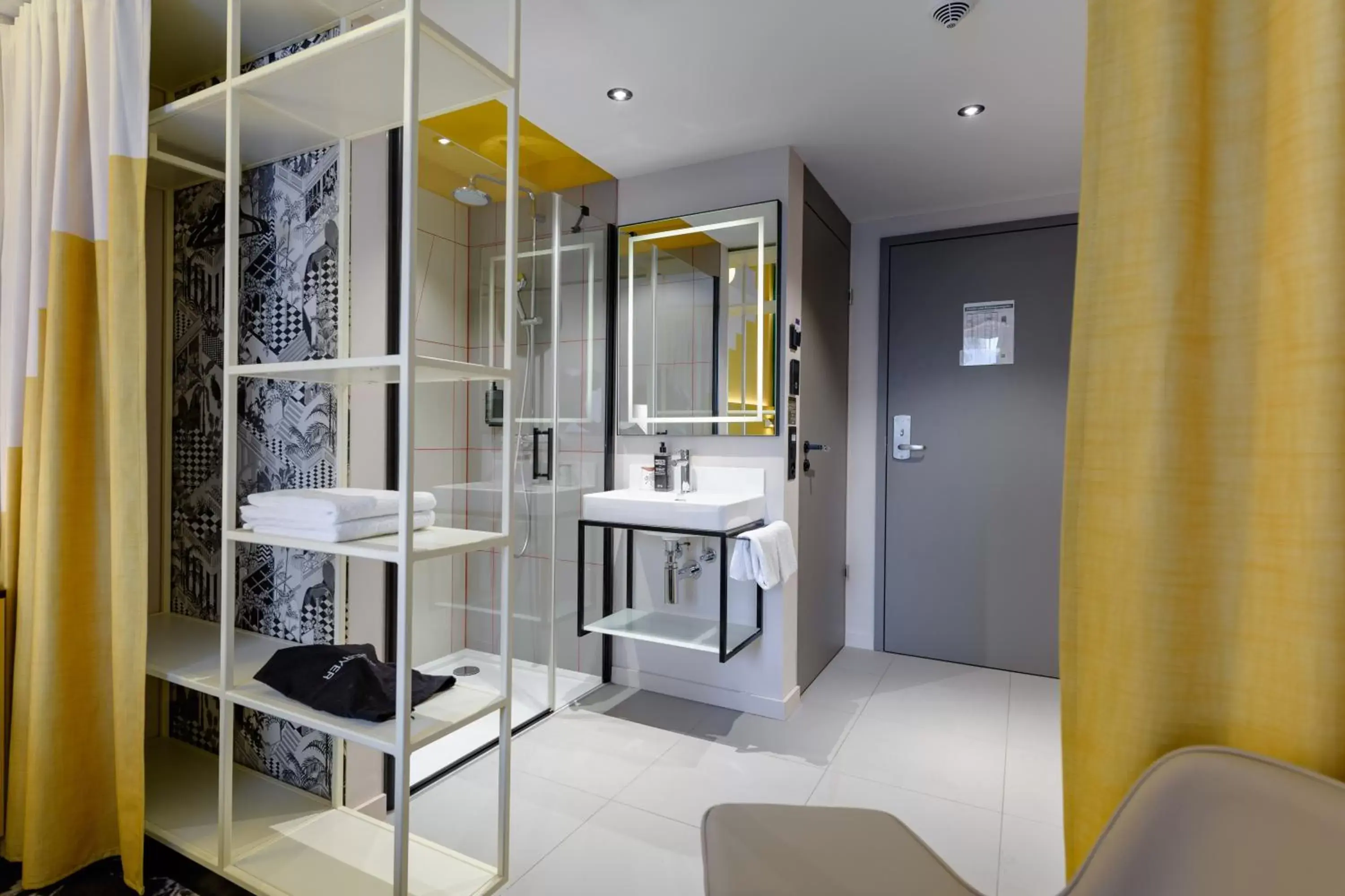 Bathroom in ibis Styles Zurich City Center