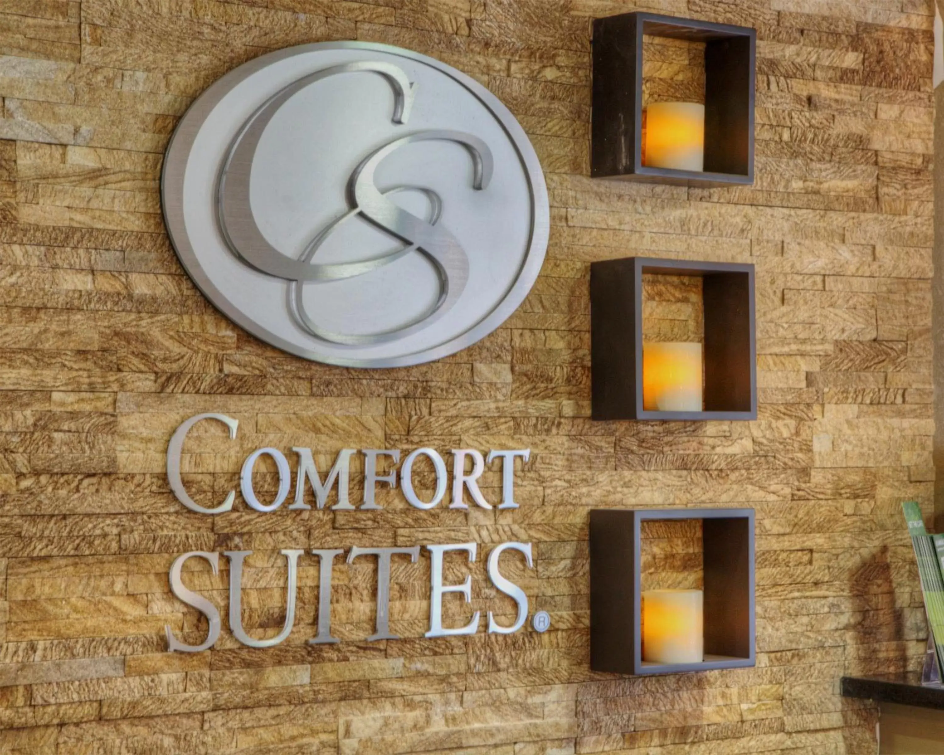 Property logo or sign in Comfort Suites Plymouth near US-30