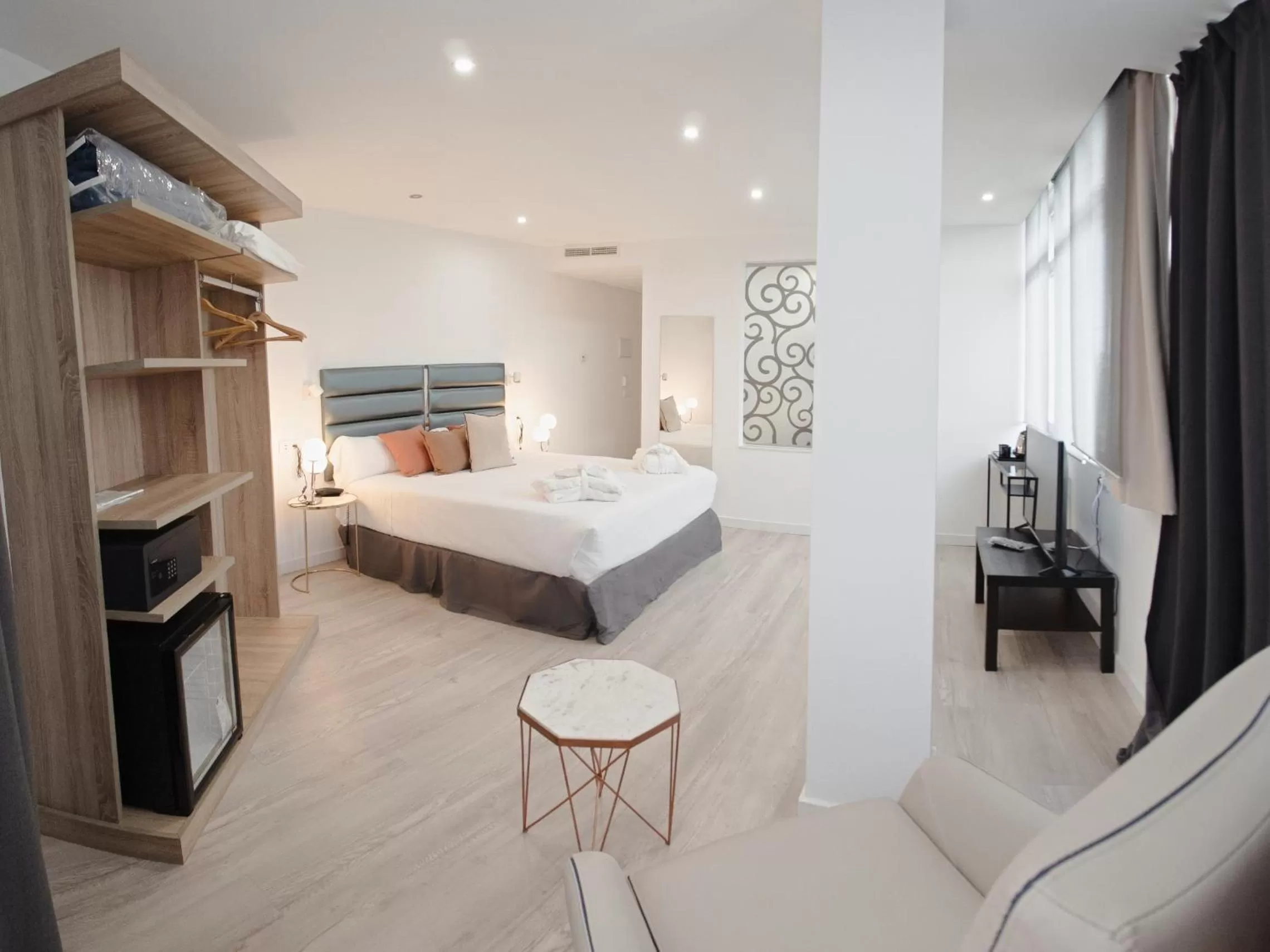 Bedroom, Bed in Hotel Pasarela