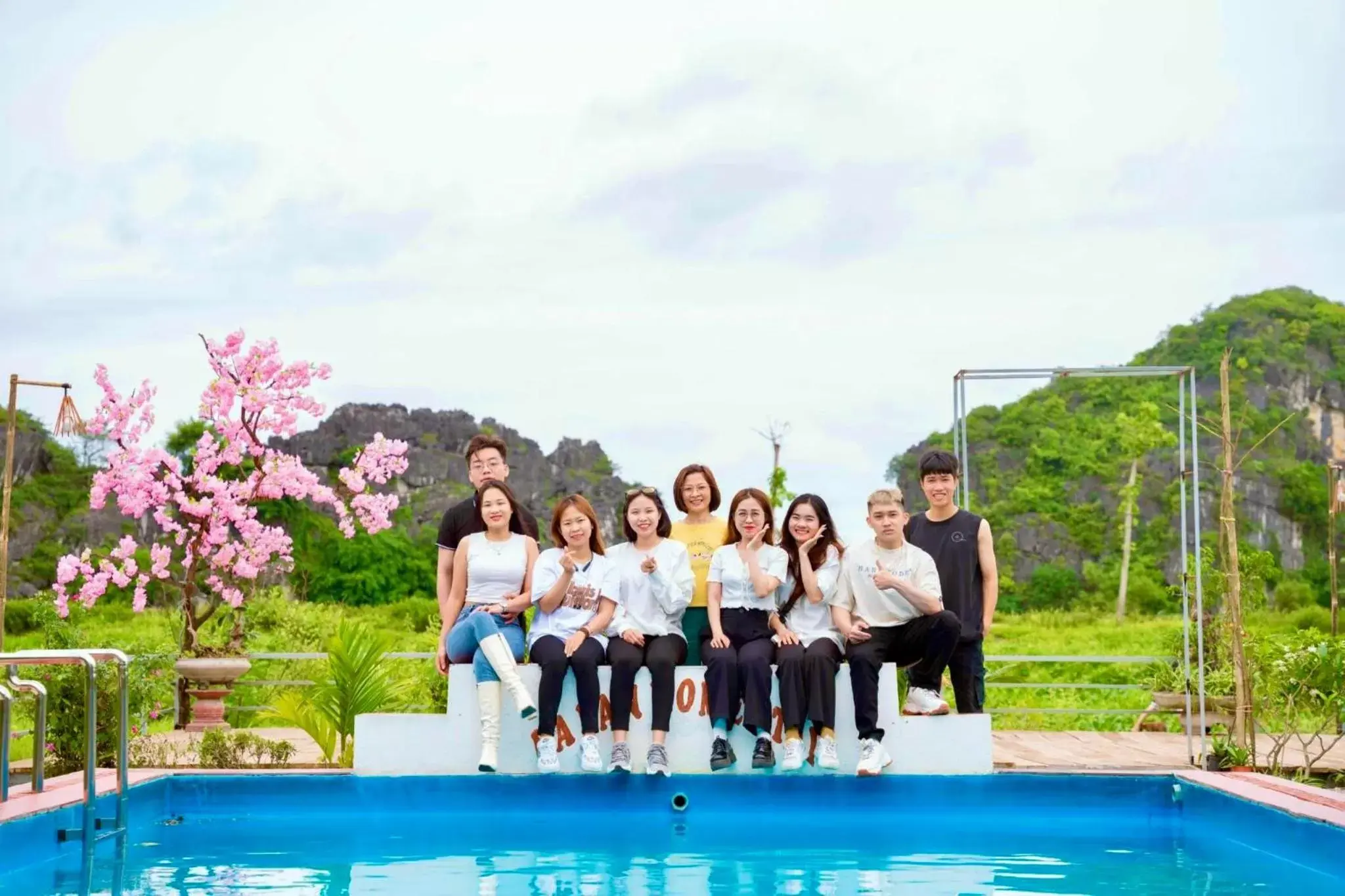 Swimming pool in Ha Lan Homestay Swimming pool in Ha Lan Homestay