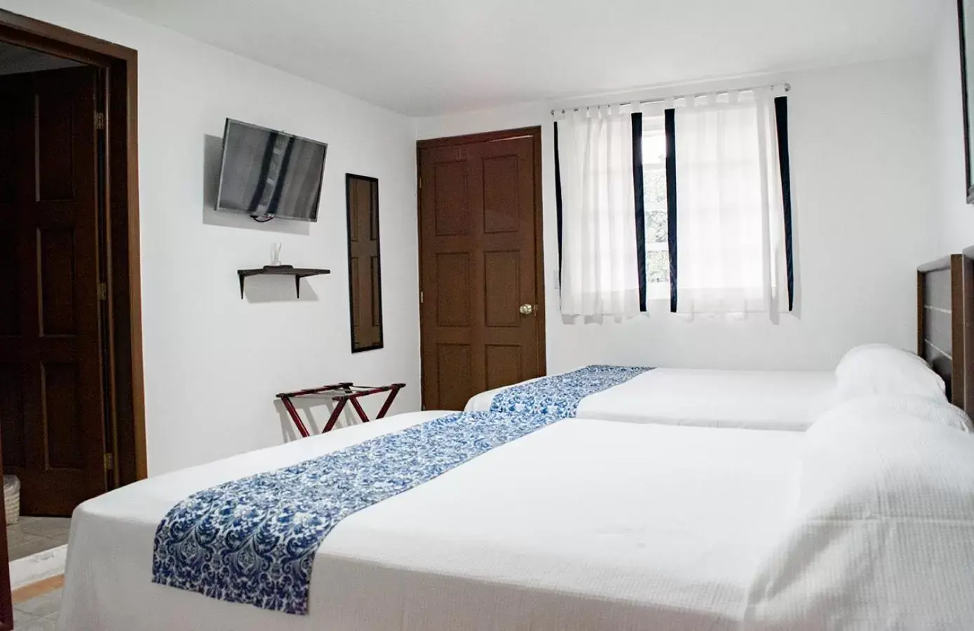 Bed in Hotel Rio Atlixco