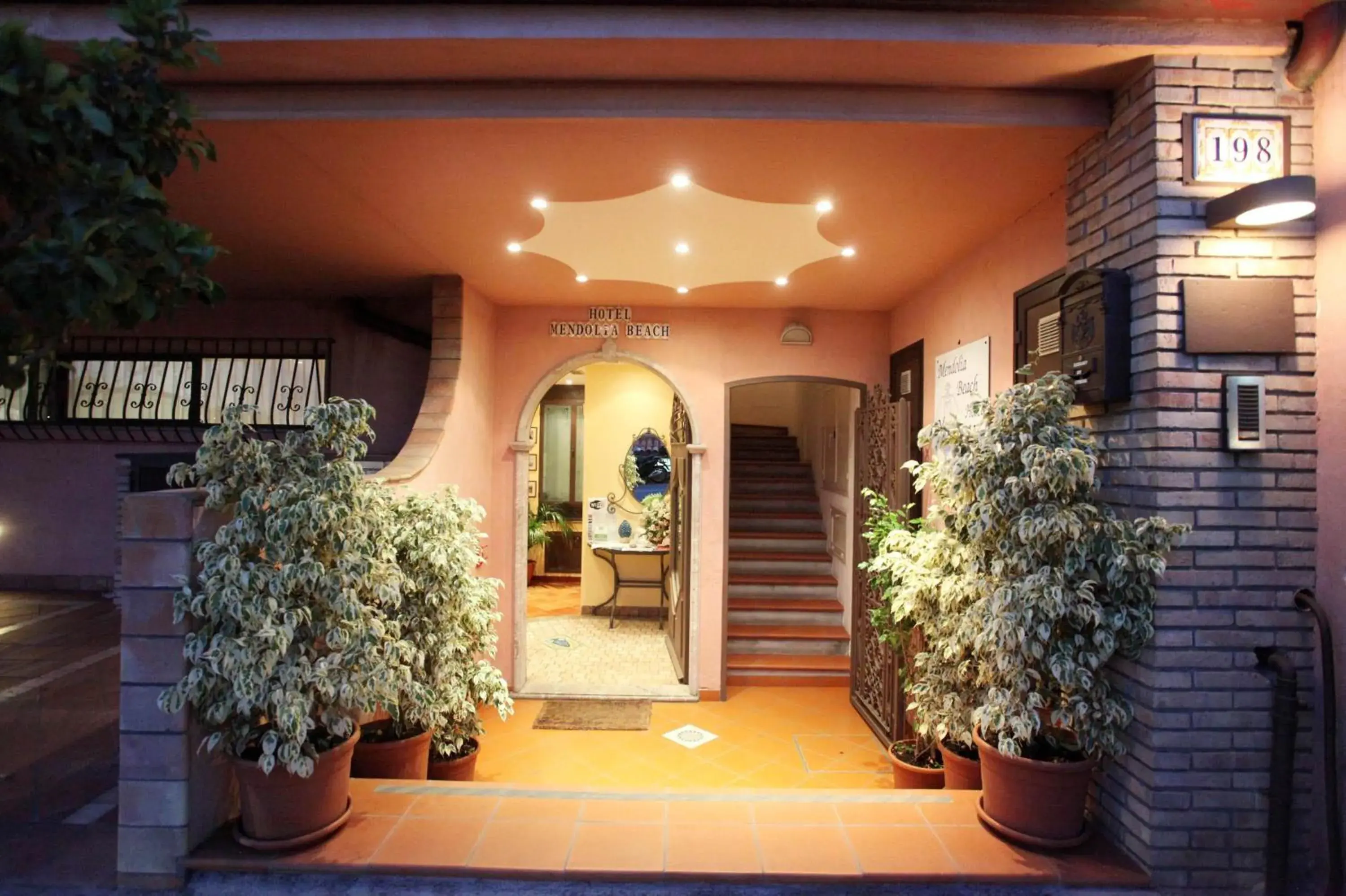 Facade/entrance in Mendolia Beach Hotel