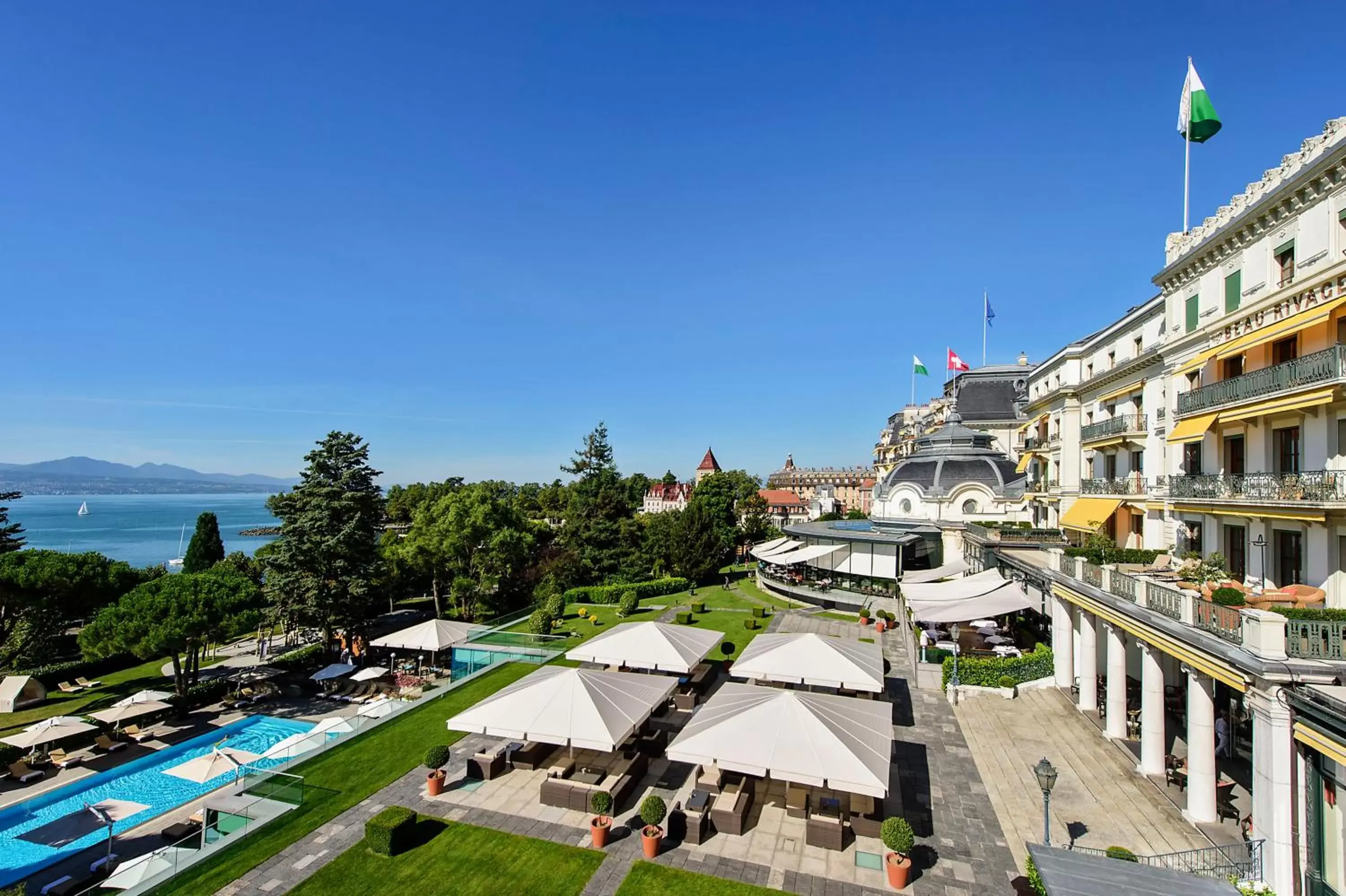 Property building, Pool View in Beau-Rivage Palace