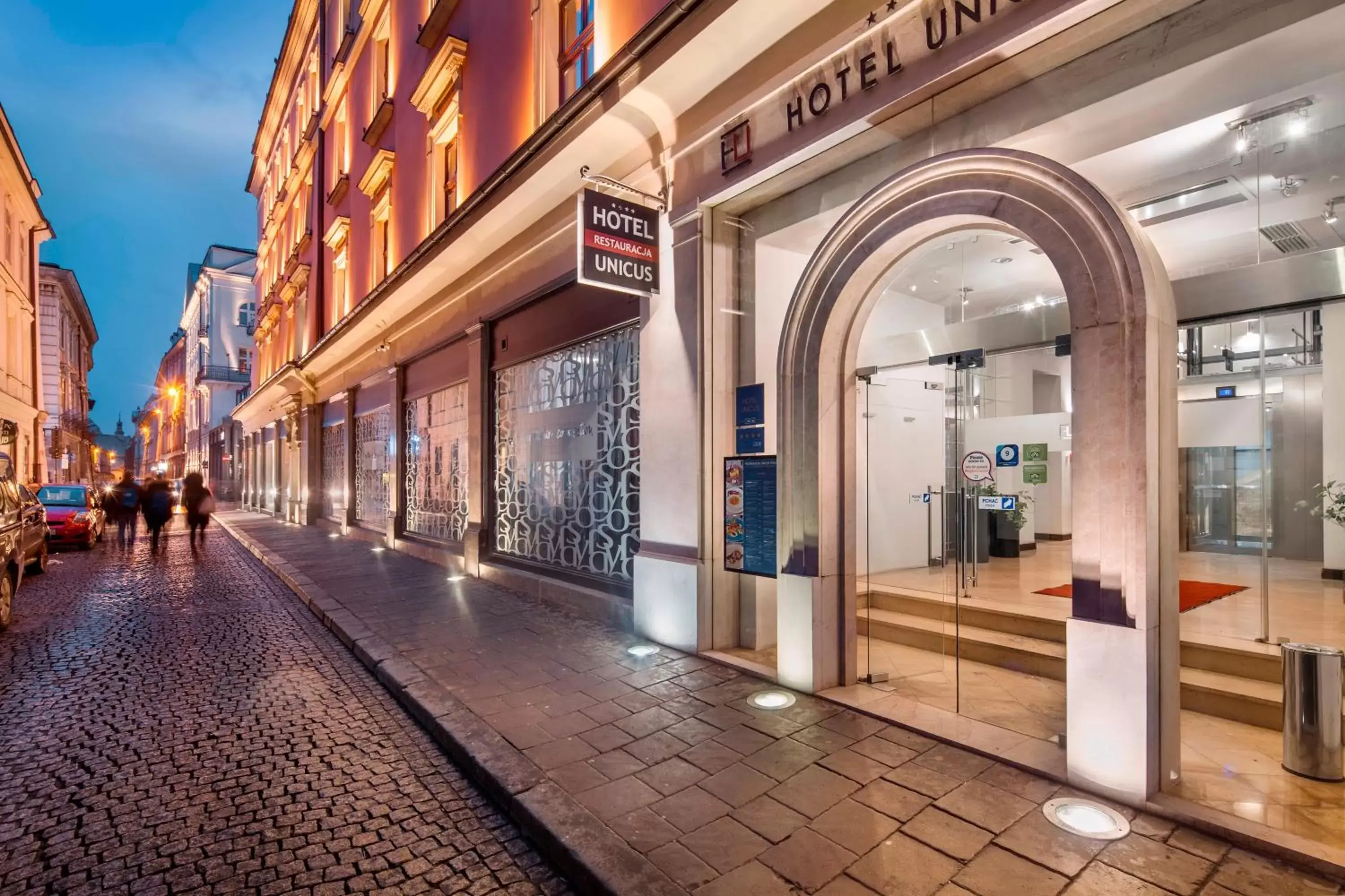 Property building in Hotel Unicus Krakow Old Town
