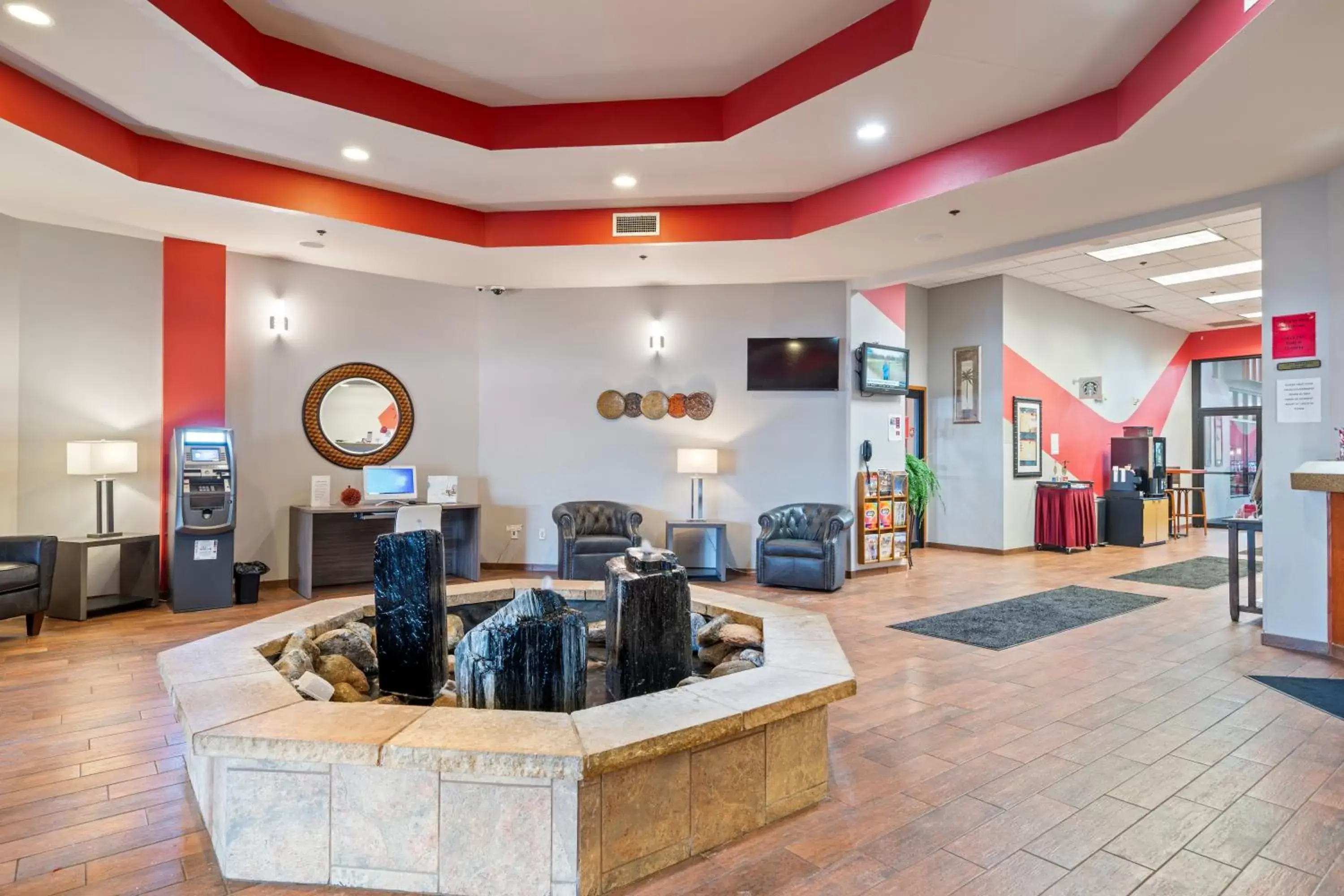 ATM, Lobby/Reception in Ramada by Wyndham Sioux Falls Airport - Waterpark Resort & Event Center