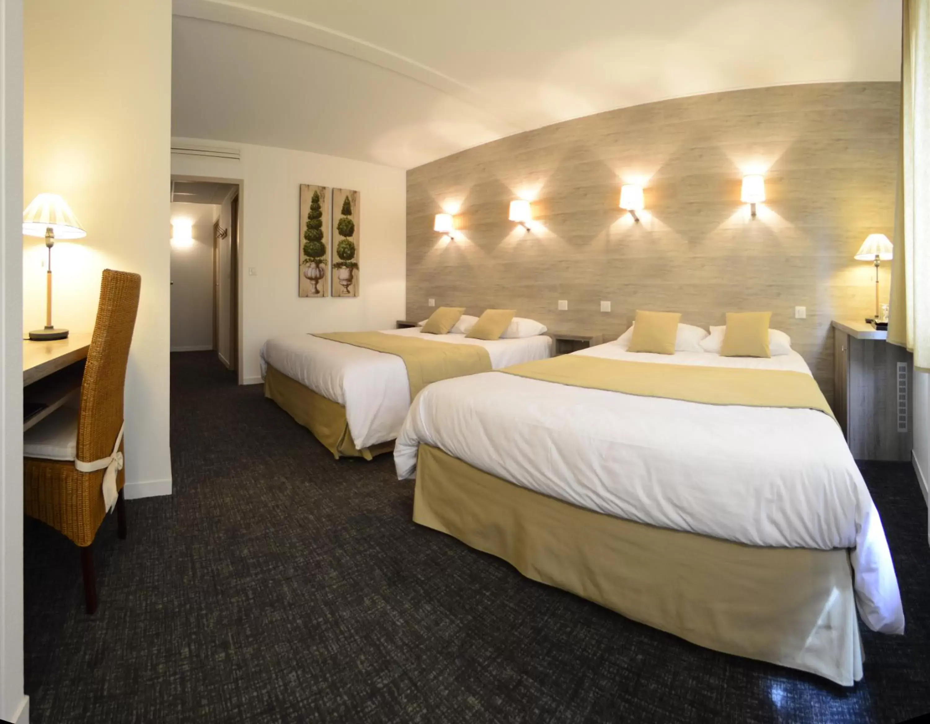 Bedroom, Bed in Hotel Les Terrasses