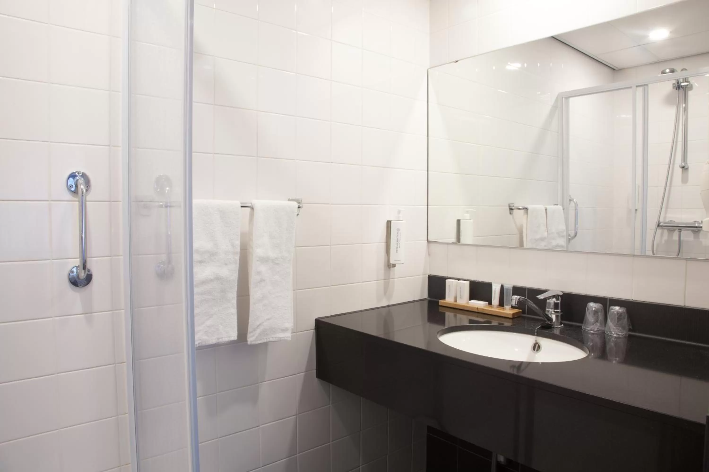 Shower in Hotel Bieze