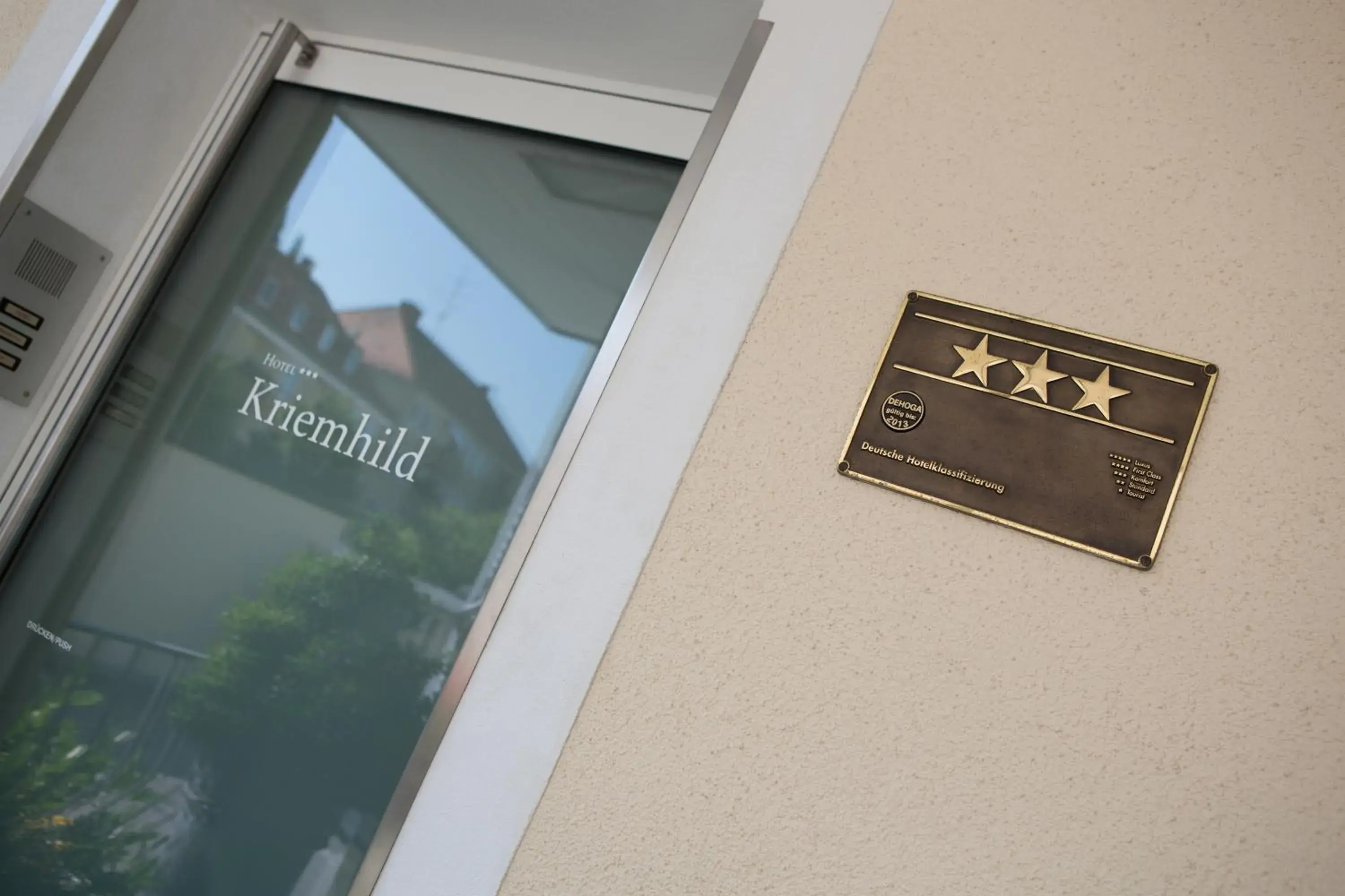 Certificate/Award in Hotel Kriemhild am Hirschgarten