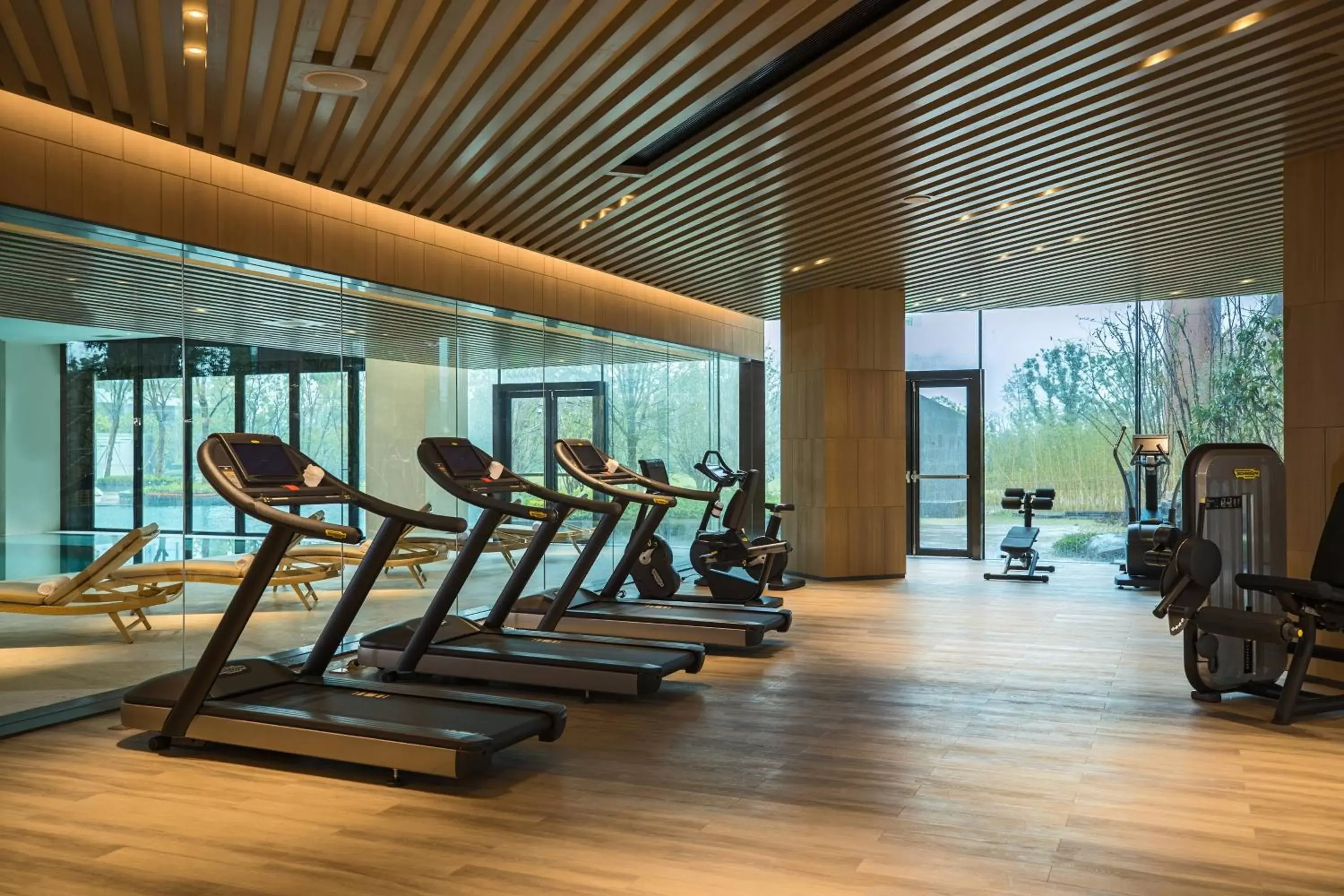 Fitness centre/facilities, Fitness Center/Facilities in Suzhou Marriott Hotel Taihu Lake