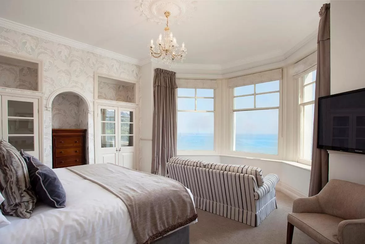 Bed in Carbis Bay and Spa Hotel