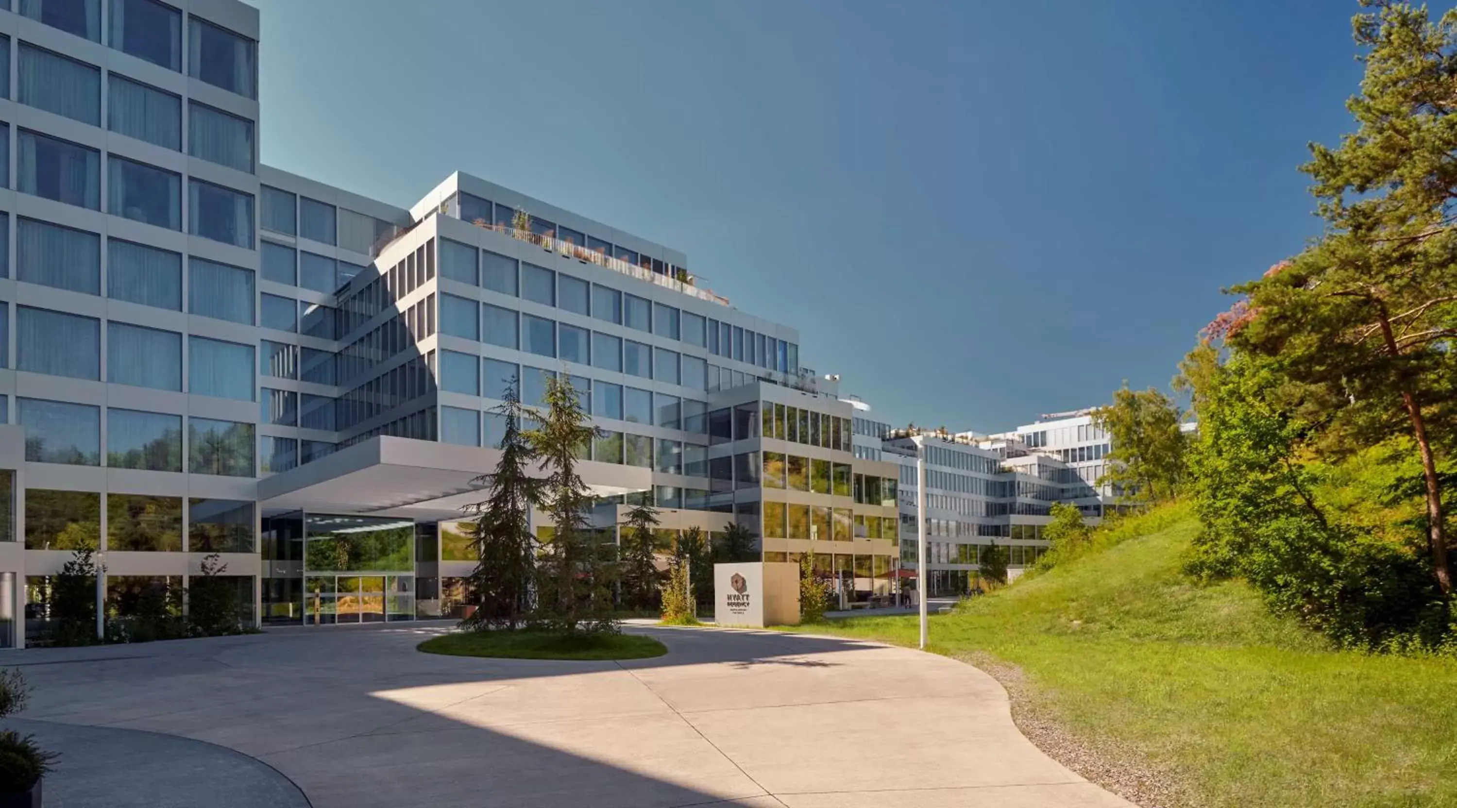 Property building in Hyatt Regency Zurich Airport Circle Property building in Hyatt Regency Zurich Airport Circle