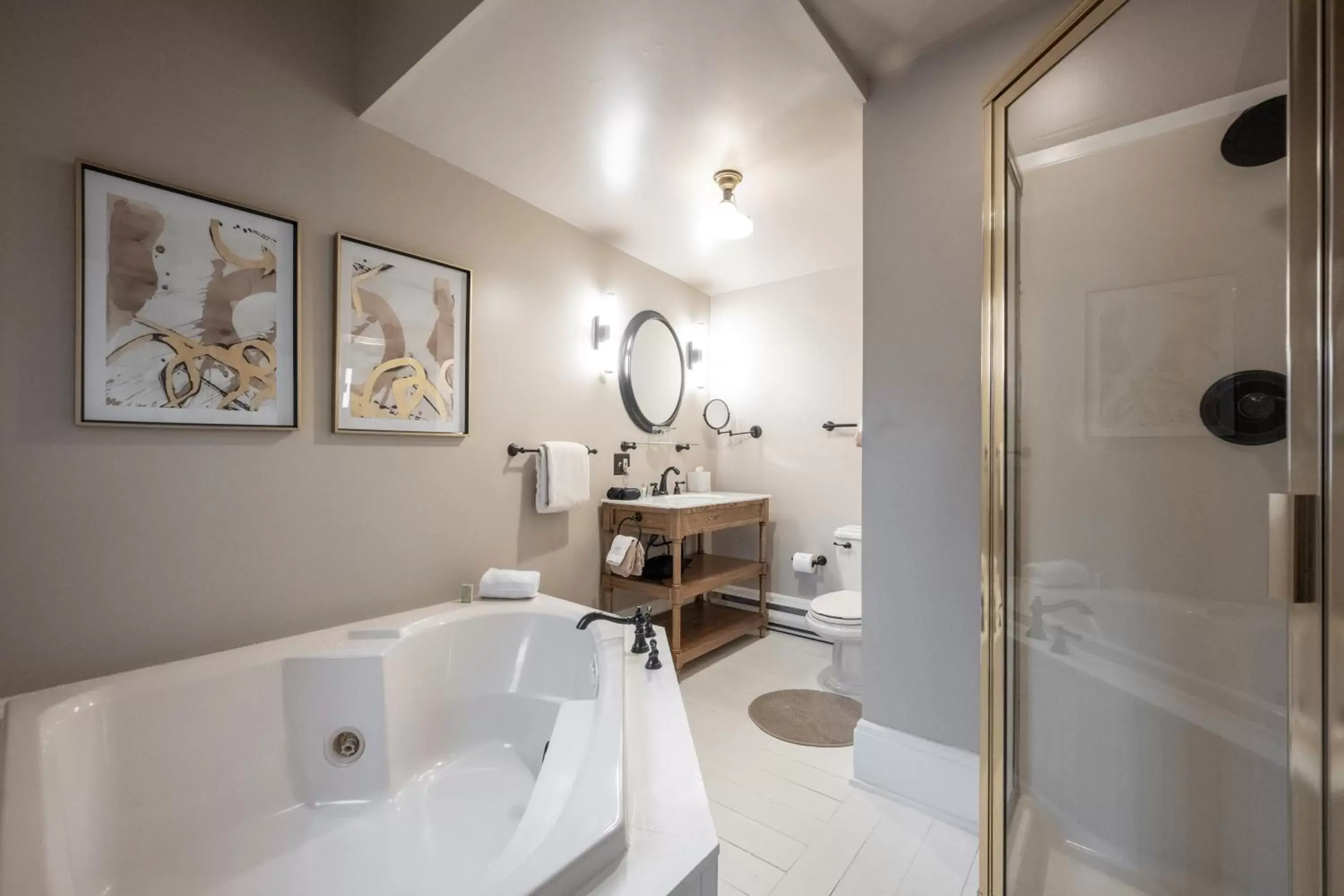 Shower, Bathroom in Stone Soup Inn