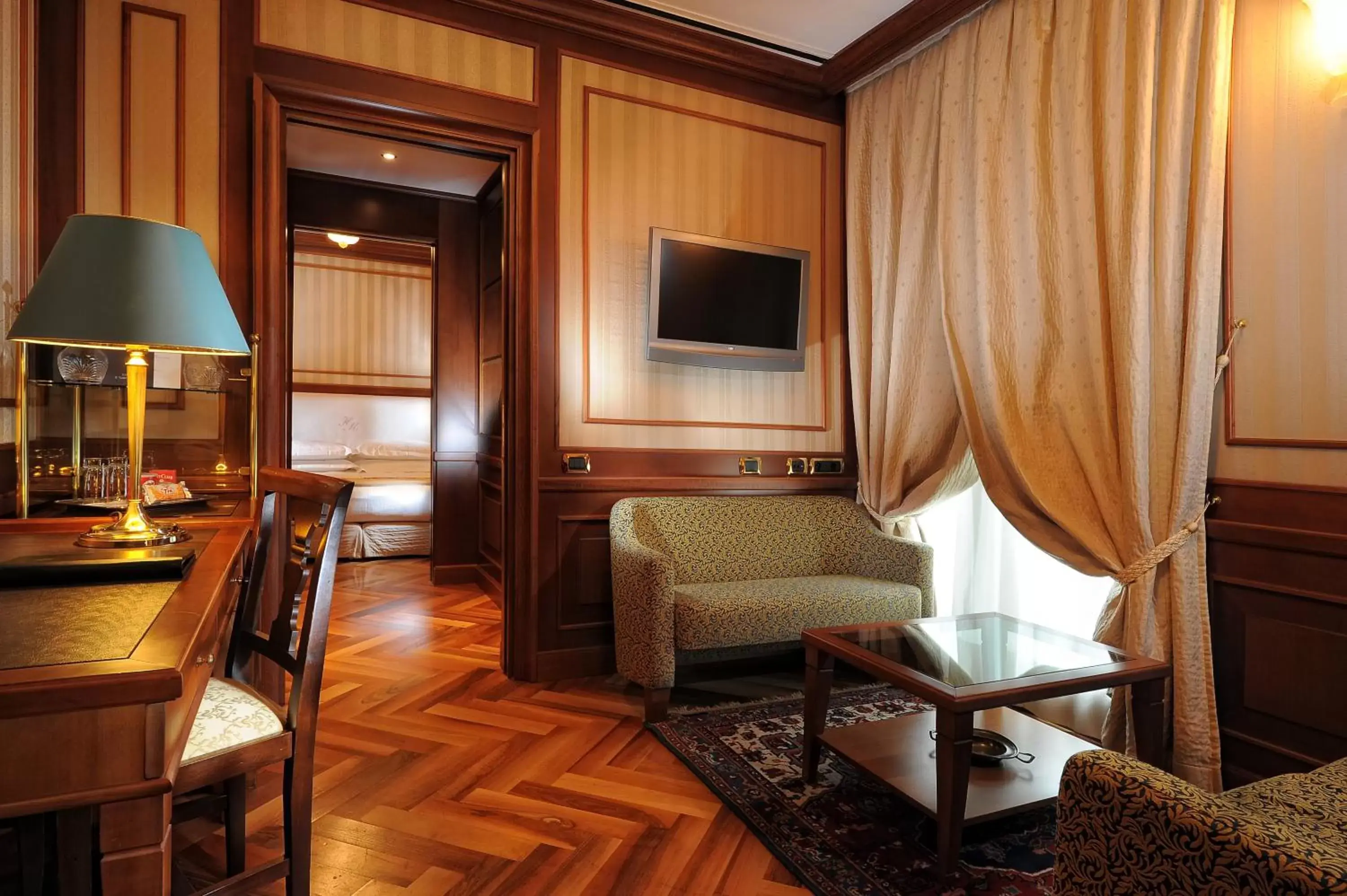 TV and multimedia, Seating Area in Hotel Manzoni