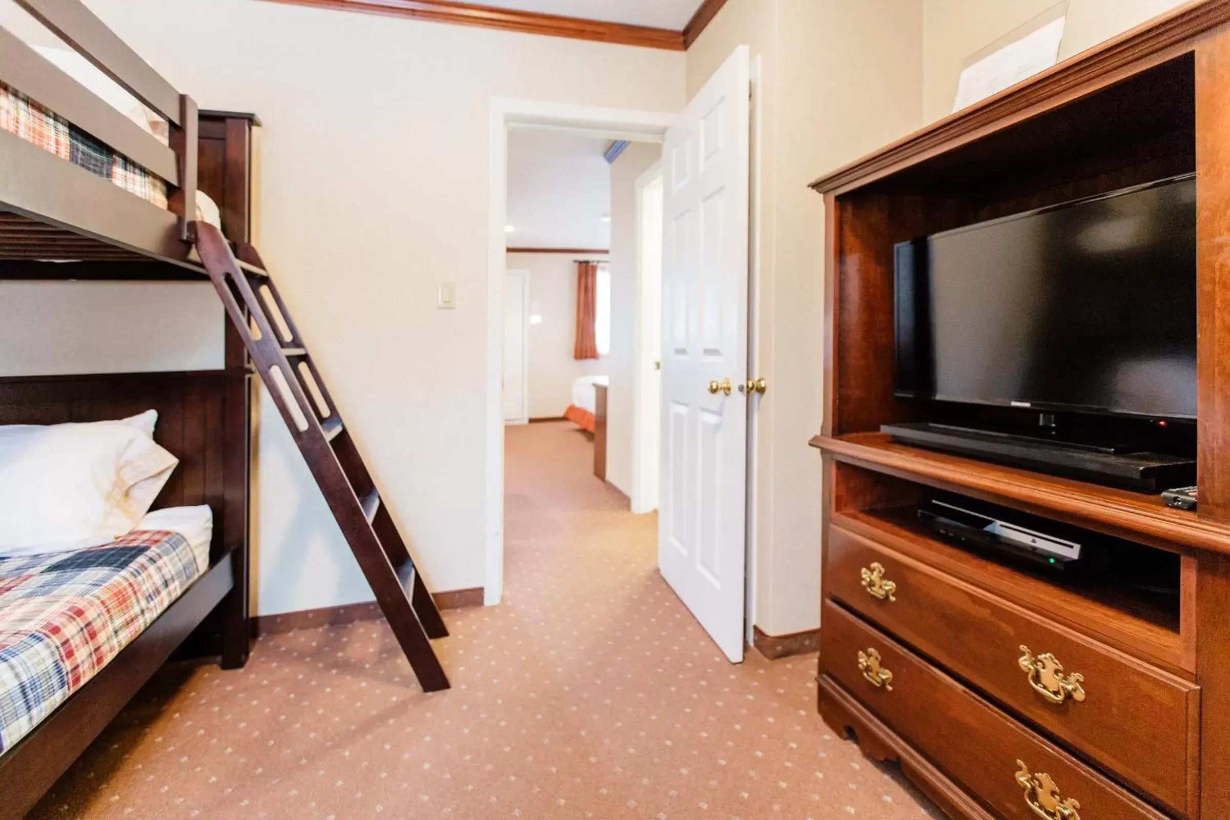 Bedroom, TV/Entertainment Center in Mount Robson Inn