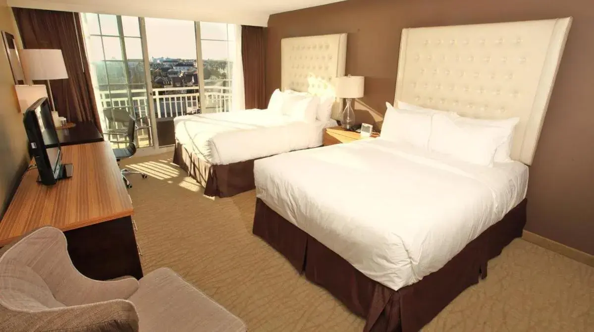 Bed in Ocean Club Hotel