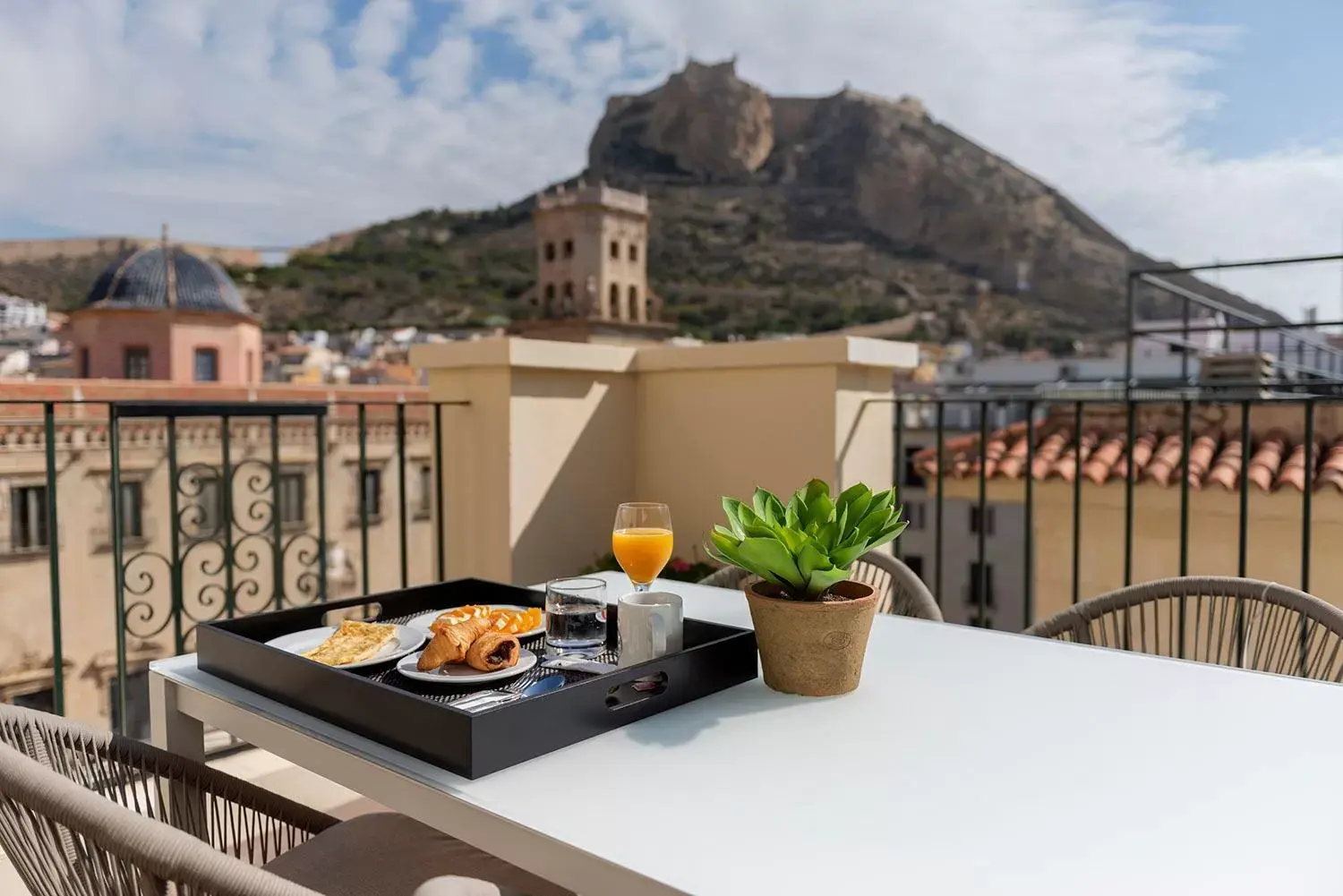 Balcony/Terrace in Eurostars Mediterranea Plaza