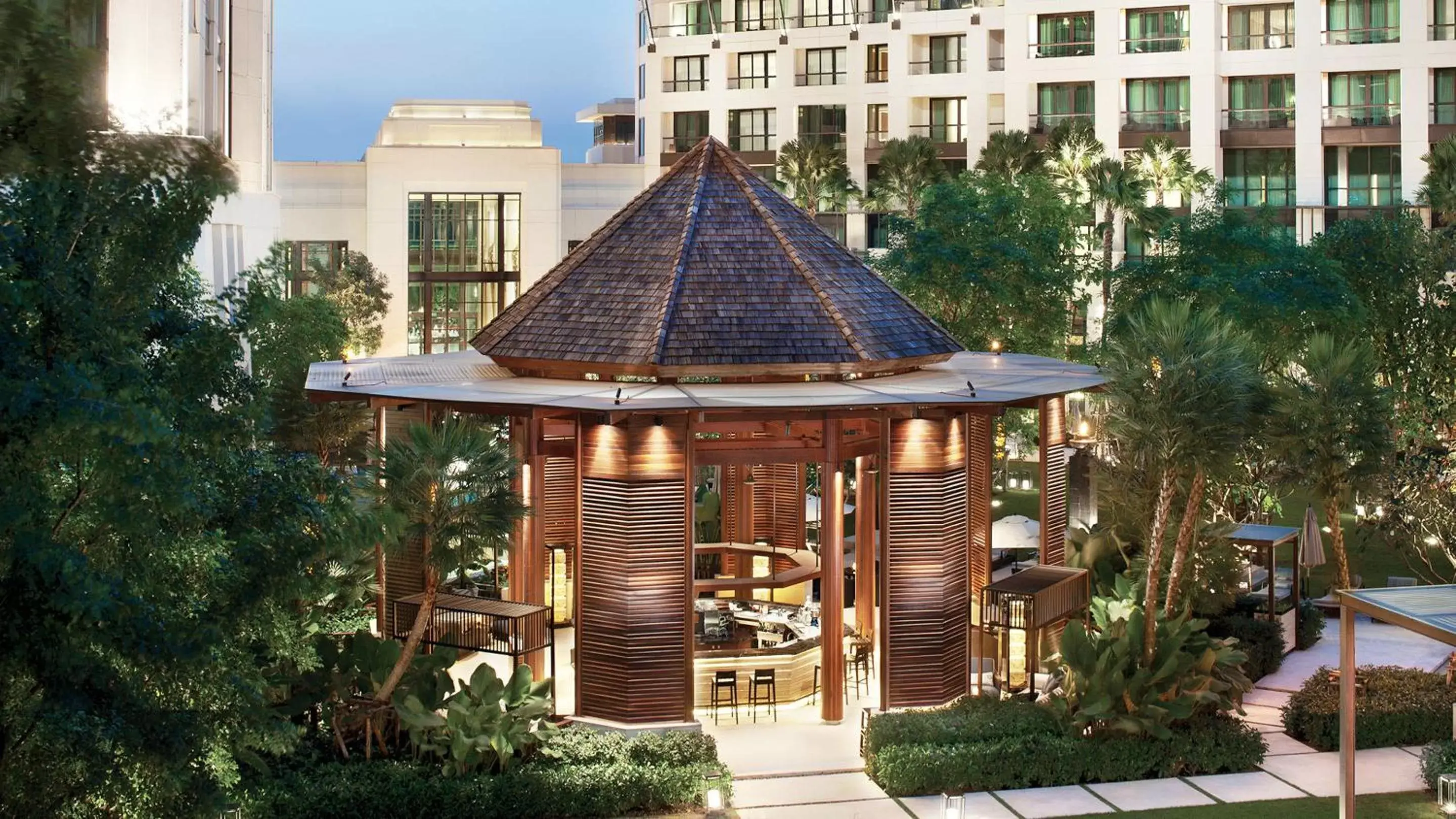Garden view in Siam Kempinski Hotel Bangkok - SHA Extra Plus Certified