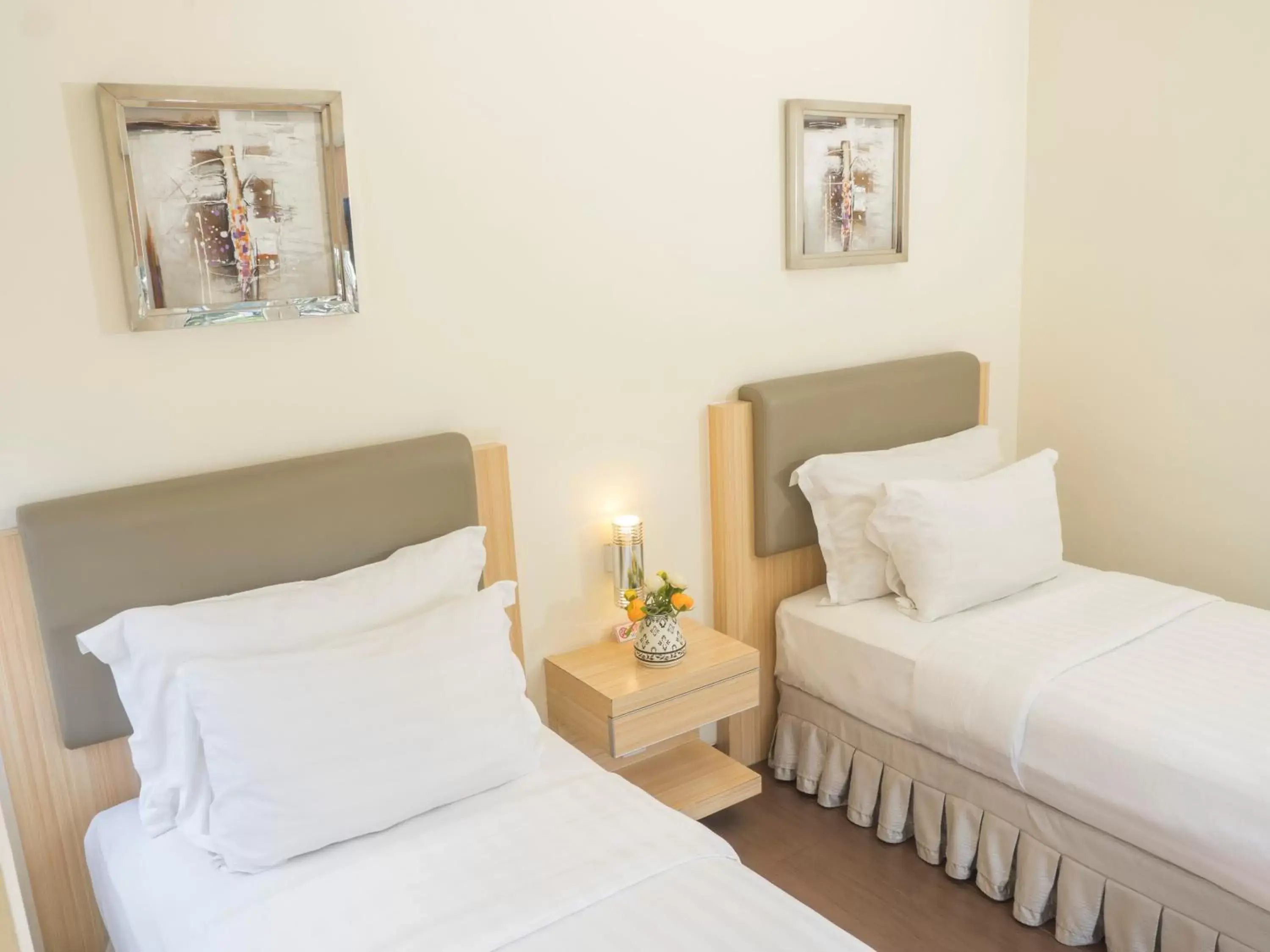 Bed in d'primahotel WTC Mangga Dua Bed in d'primahotel WTC Mangga Dua