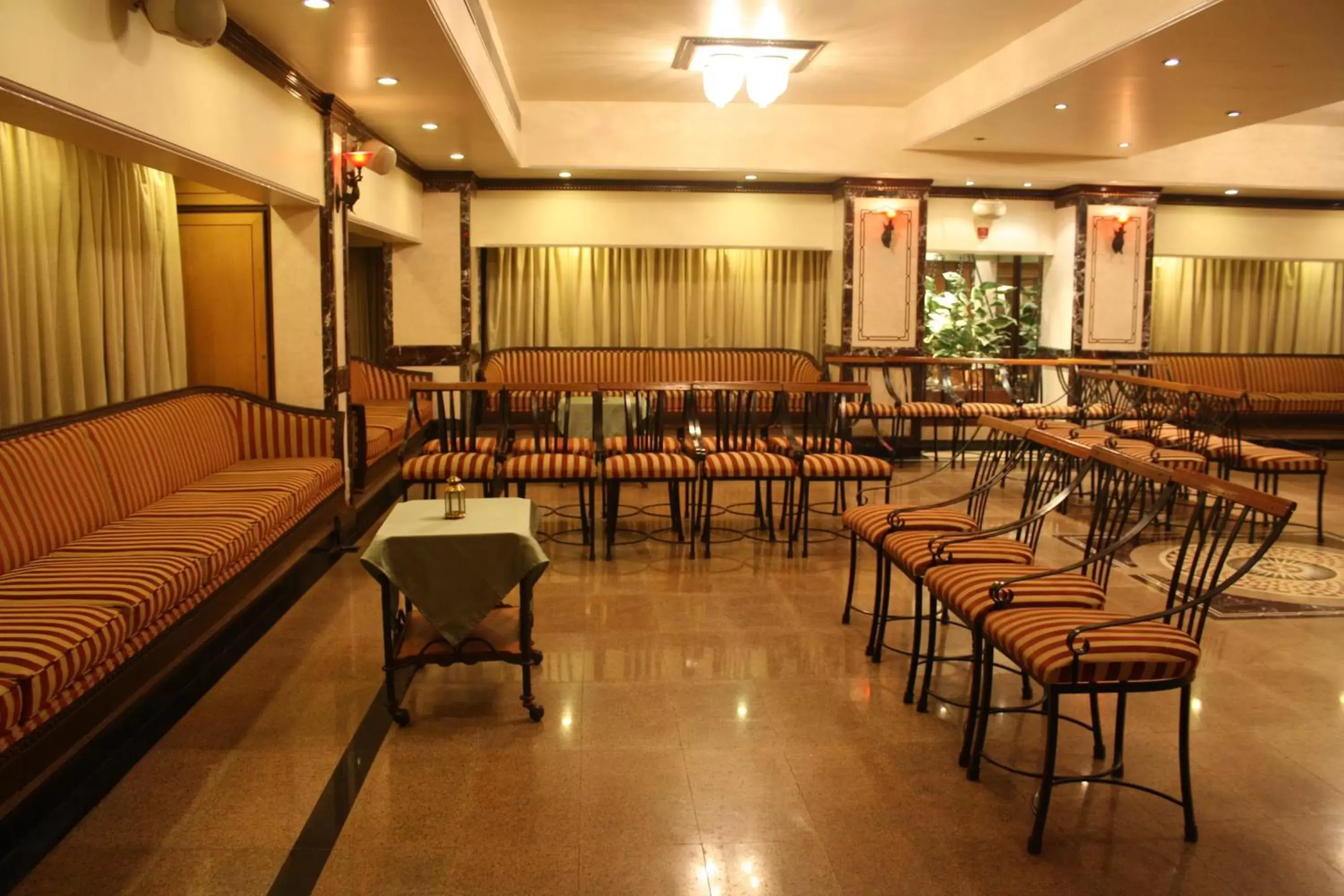 Seating area in Hotel Karl Residency