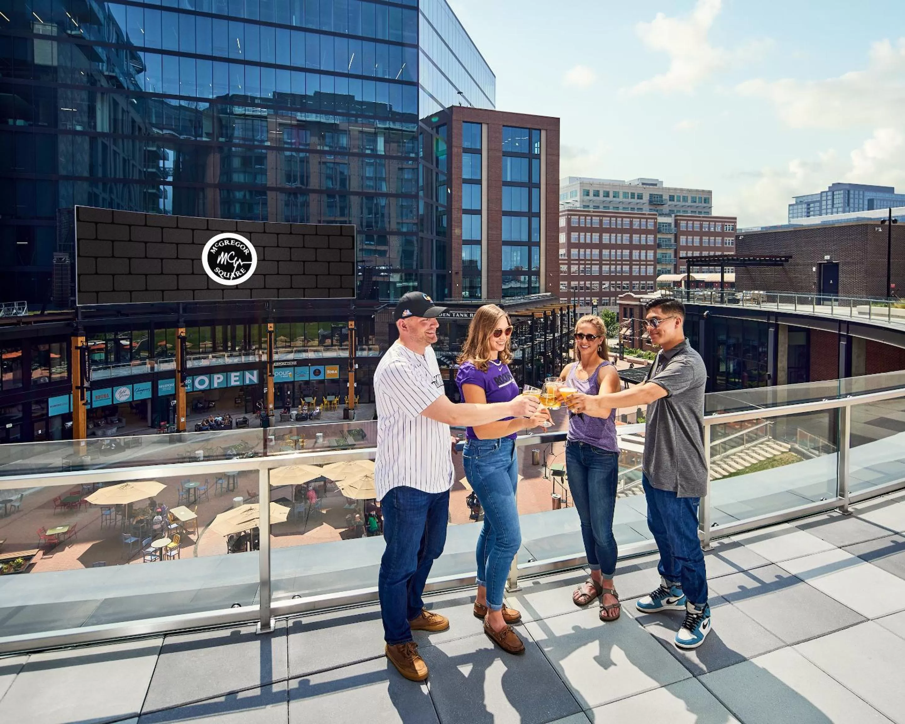 Balcony/Terrace in The Rally Hotel at McGregor Square