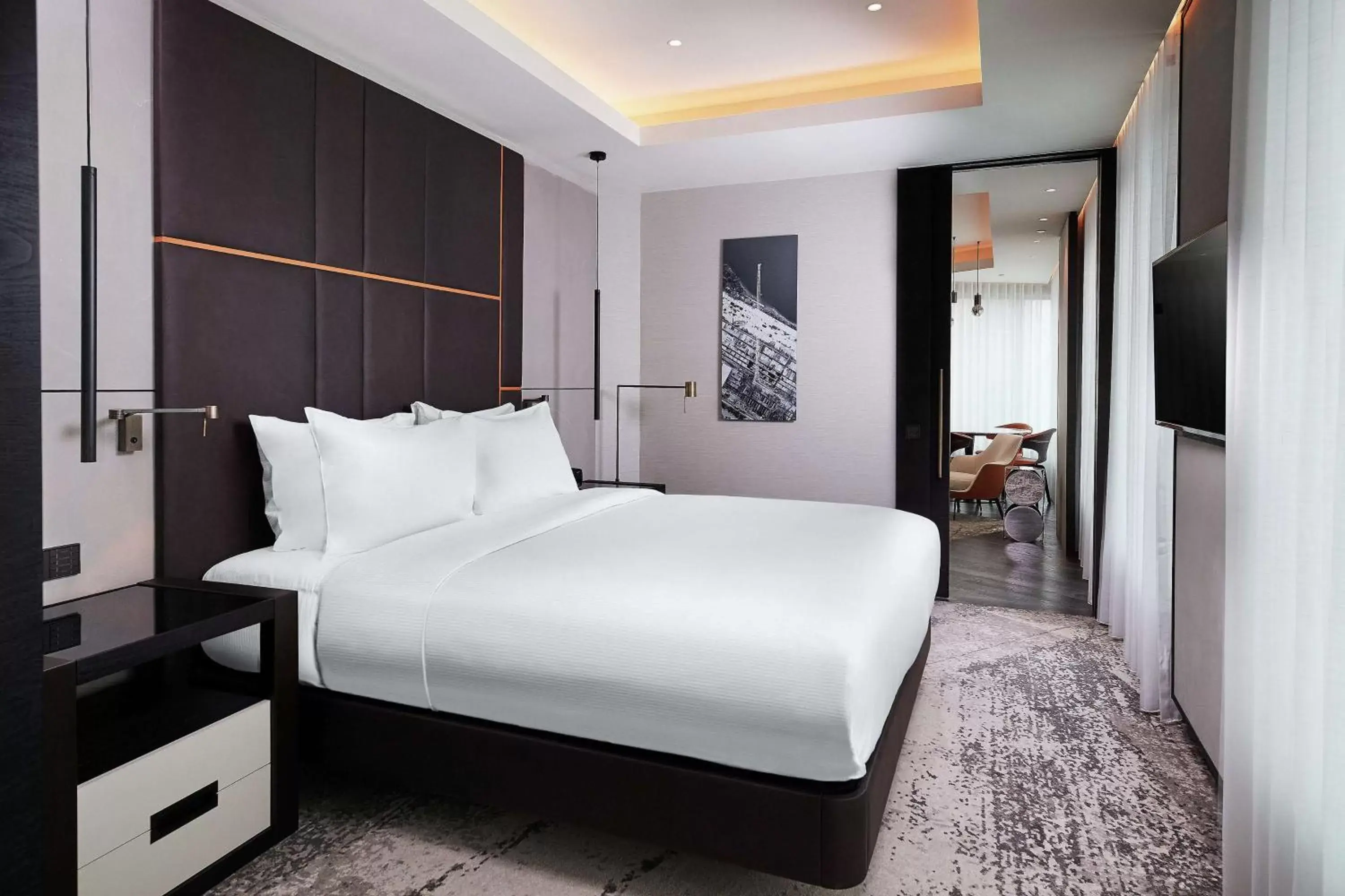 Bedroom, Bed in Hilton Belgrade