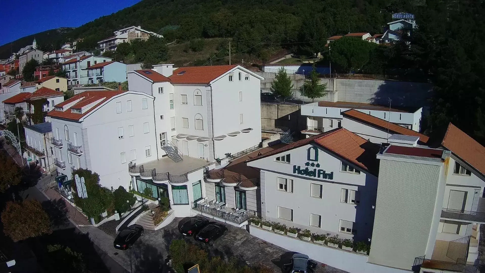 Facade/entrance, Bird's-eye View in Hotel Fini