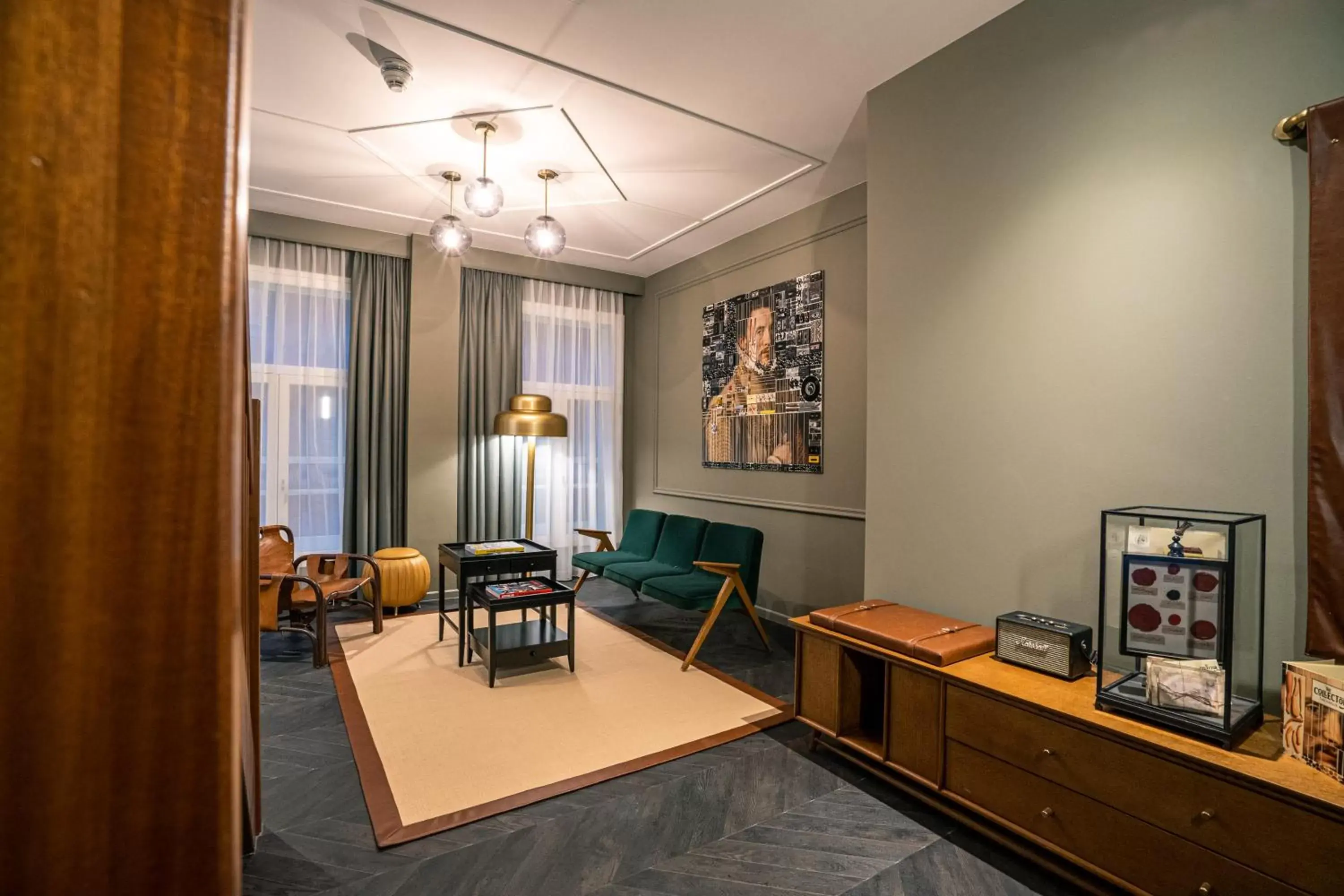 Living room in The Collector Living room in The Collector