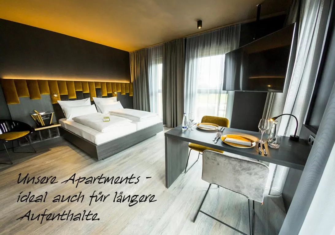 Photo of the whole room, Bed in MY HOME MY HOTEL Rosenheim