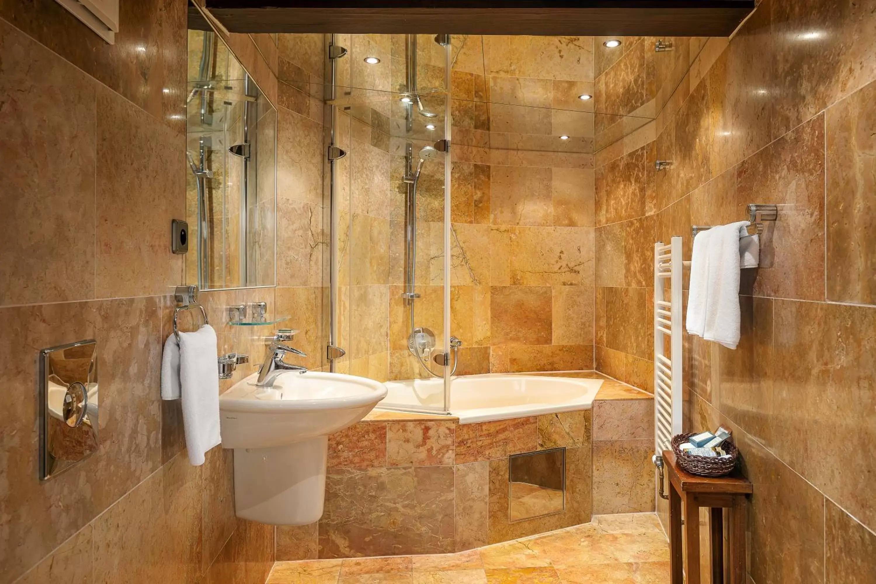 Shower, Bathroom in Hotel U Prince Prague by BHG