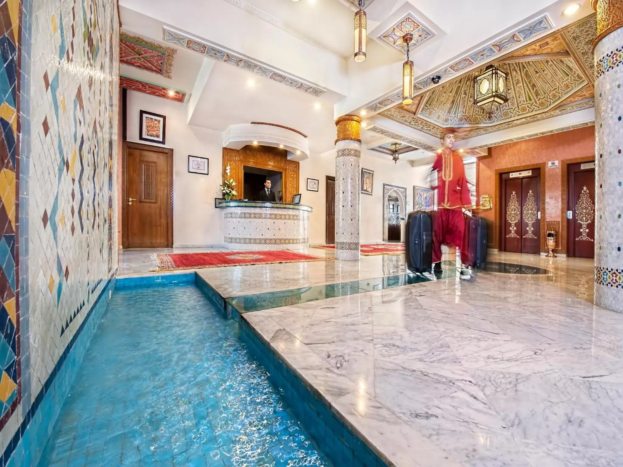Lobby or reception, Swimming Pool in Hôtel Club Val d'Anfa Casablanca Ocean view