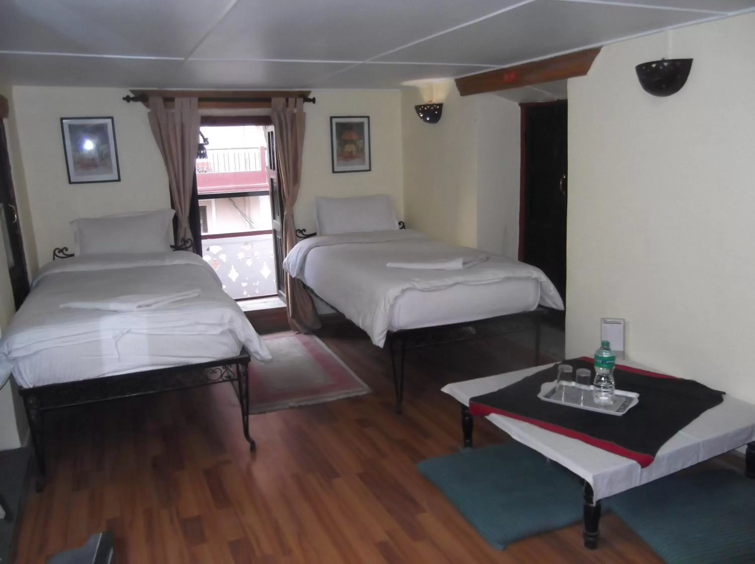 Photo of the whole room, Bed in Kathmandu Boutique Hotel