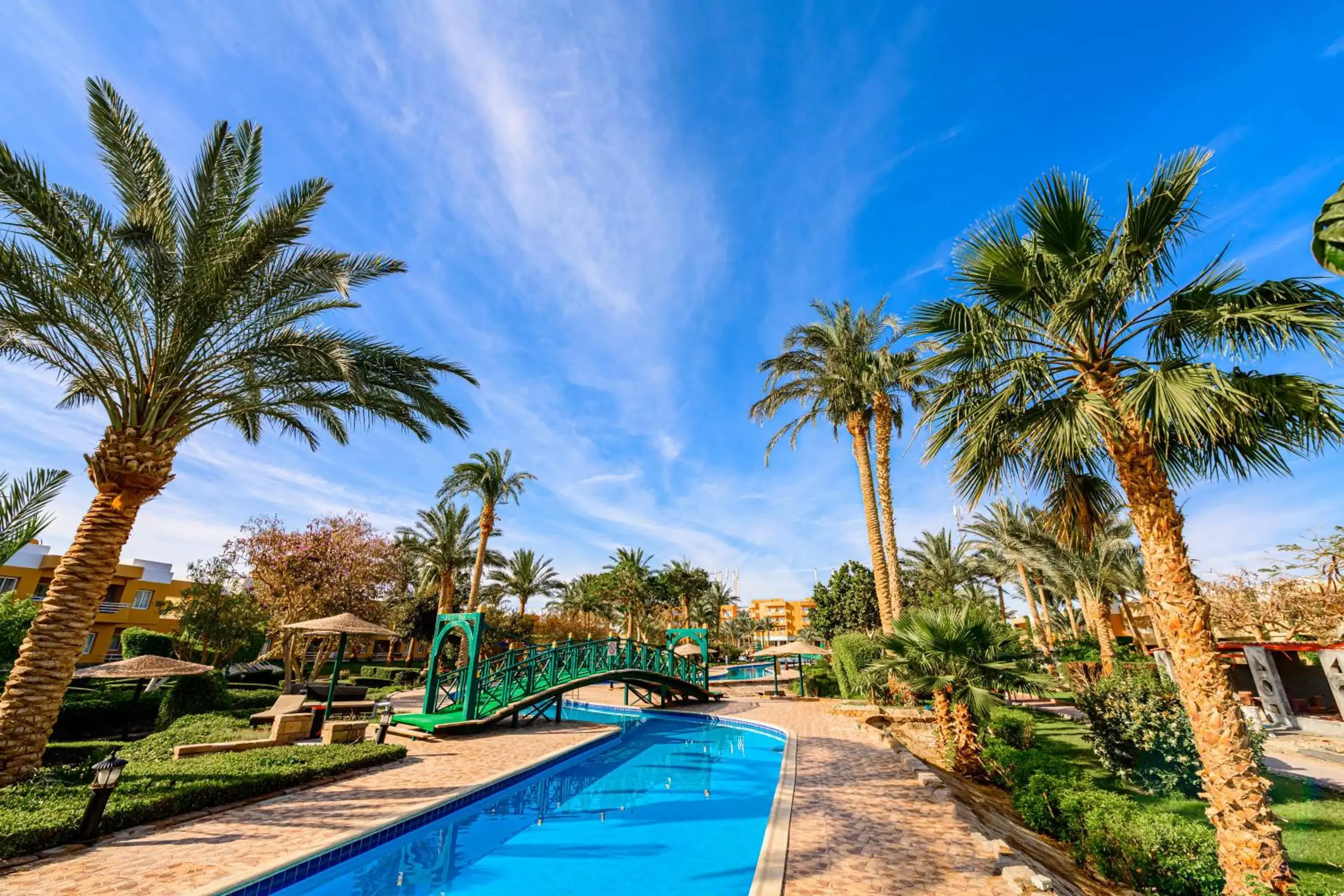 Natural landscape, Swimming Pool in Golden Beach Resort