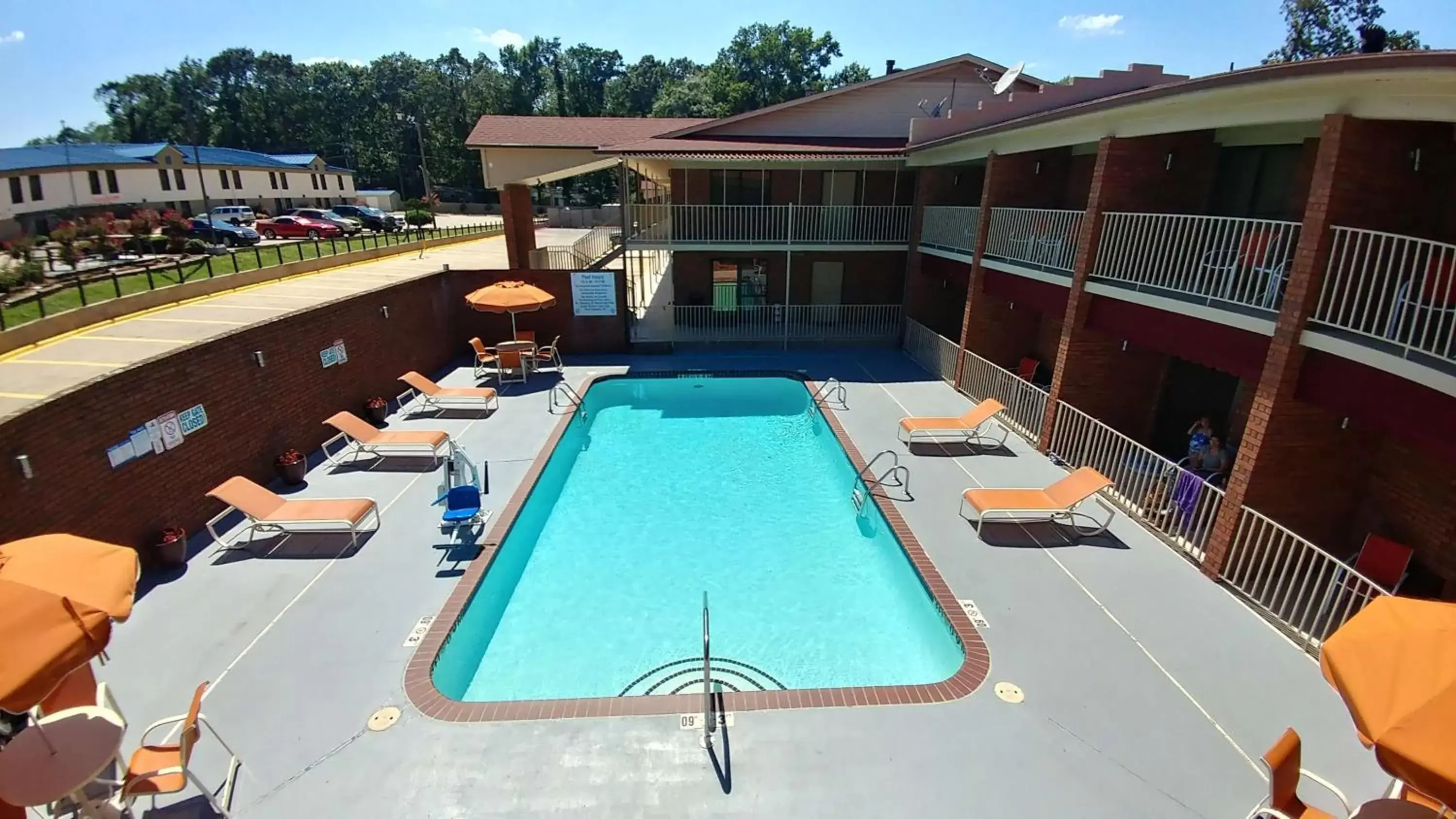 On site, Pool View in Best Western Jacksonville Inn