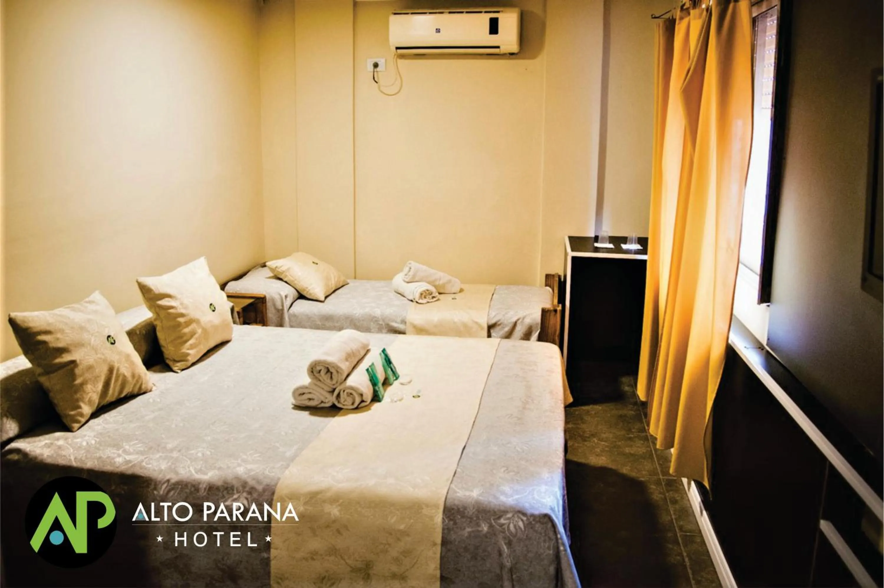 Bed in Hotel Alto Parana