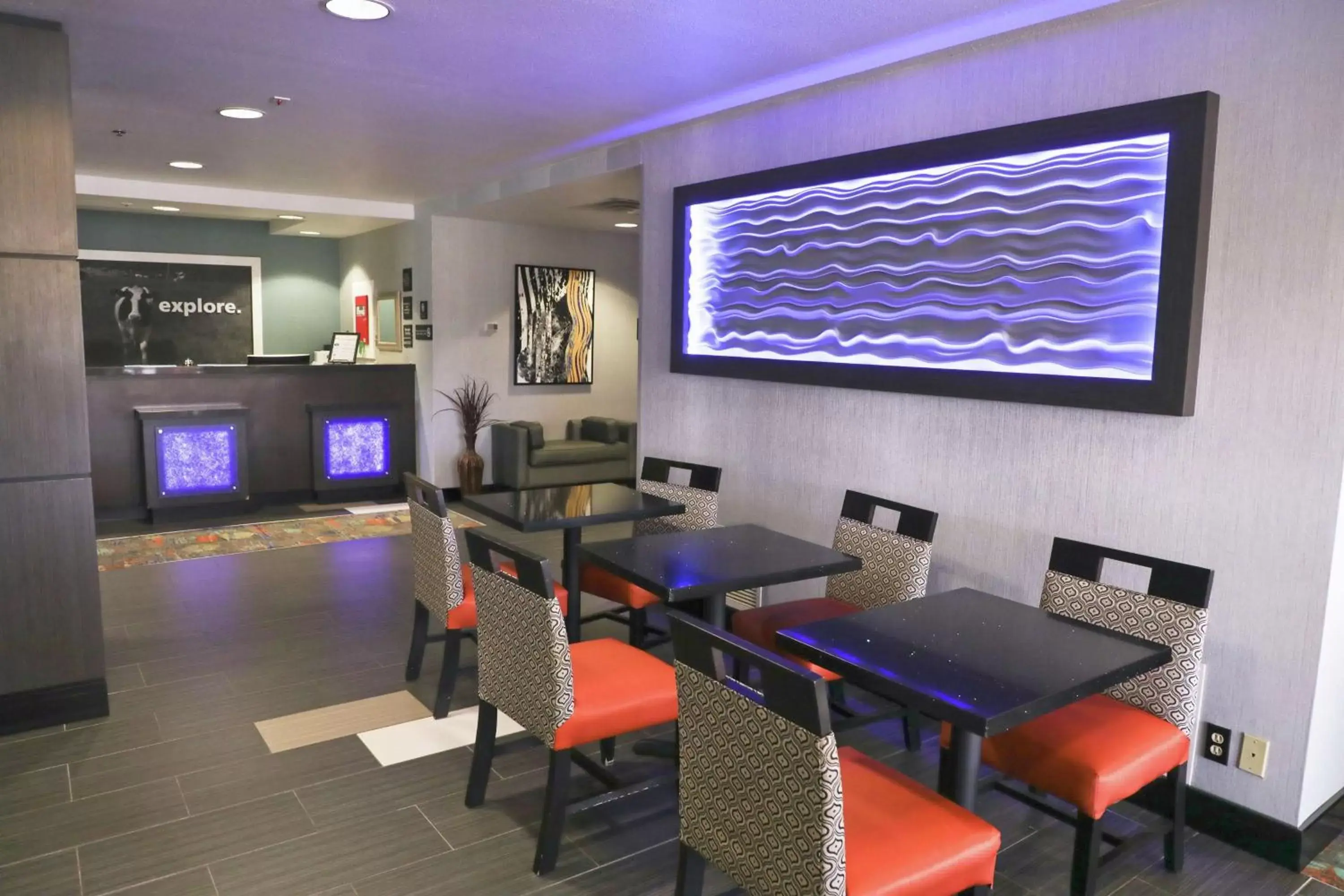 Lobby or reception, Restaurant/Places to Eat in Hampton Inn Muskogee