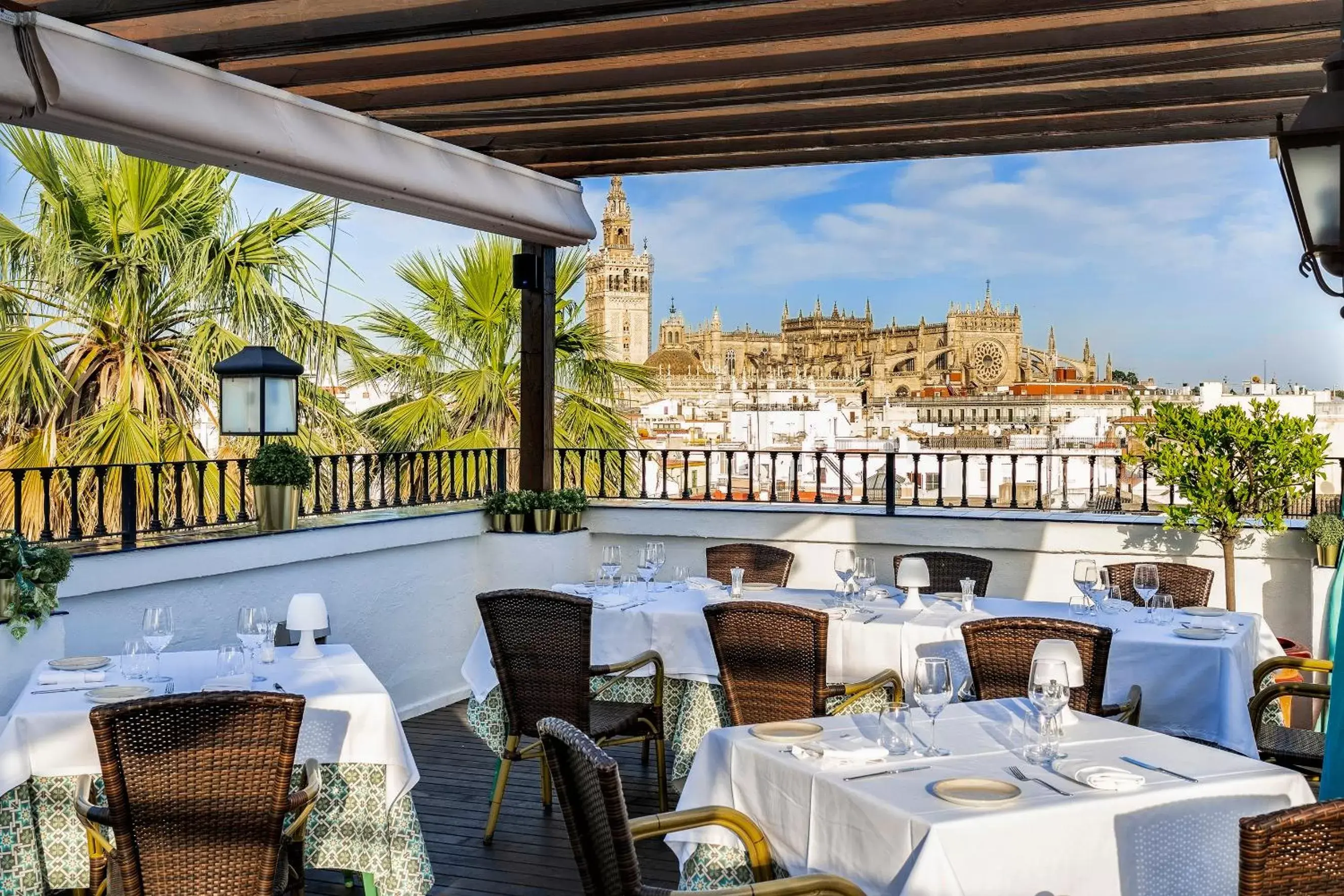 Balcony/Terrace, Restaurant/Places to Eat in Vincci La Rabida