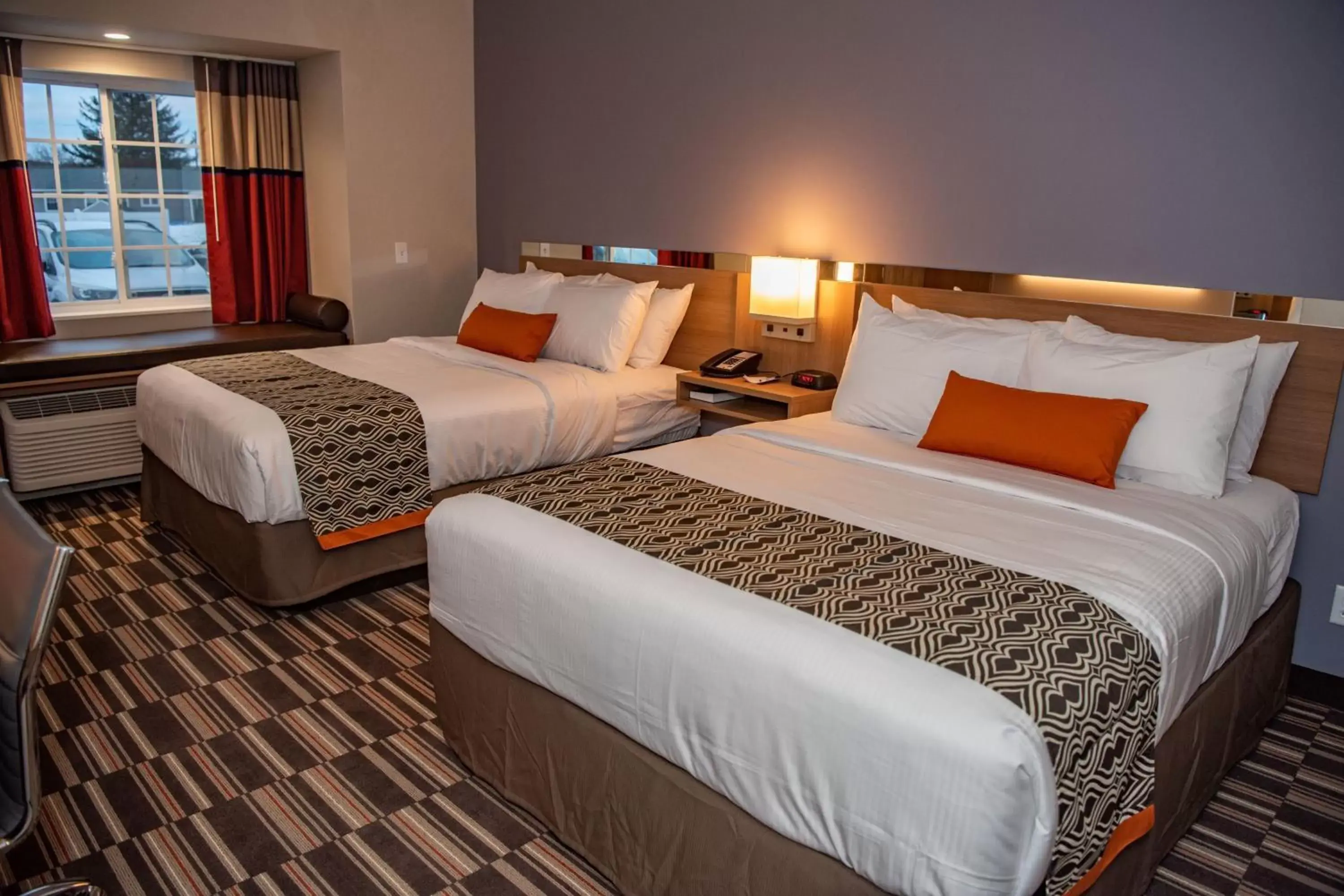 Bed in Microtel Inn & Suites by Wyndham Carlisle