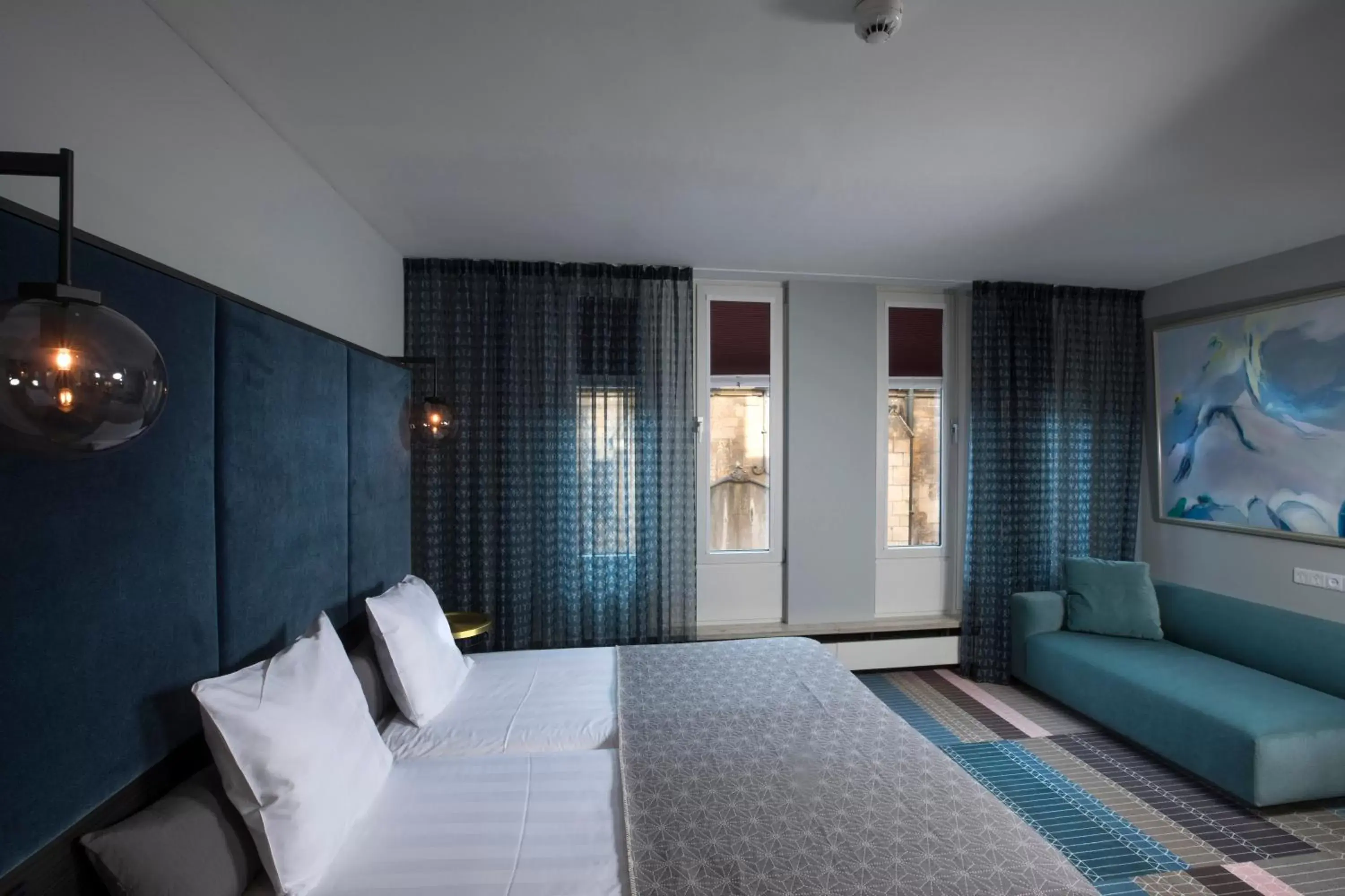 Bed in Derlon Hotel Maastricht