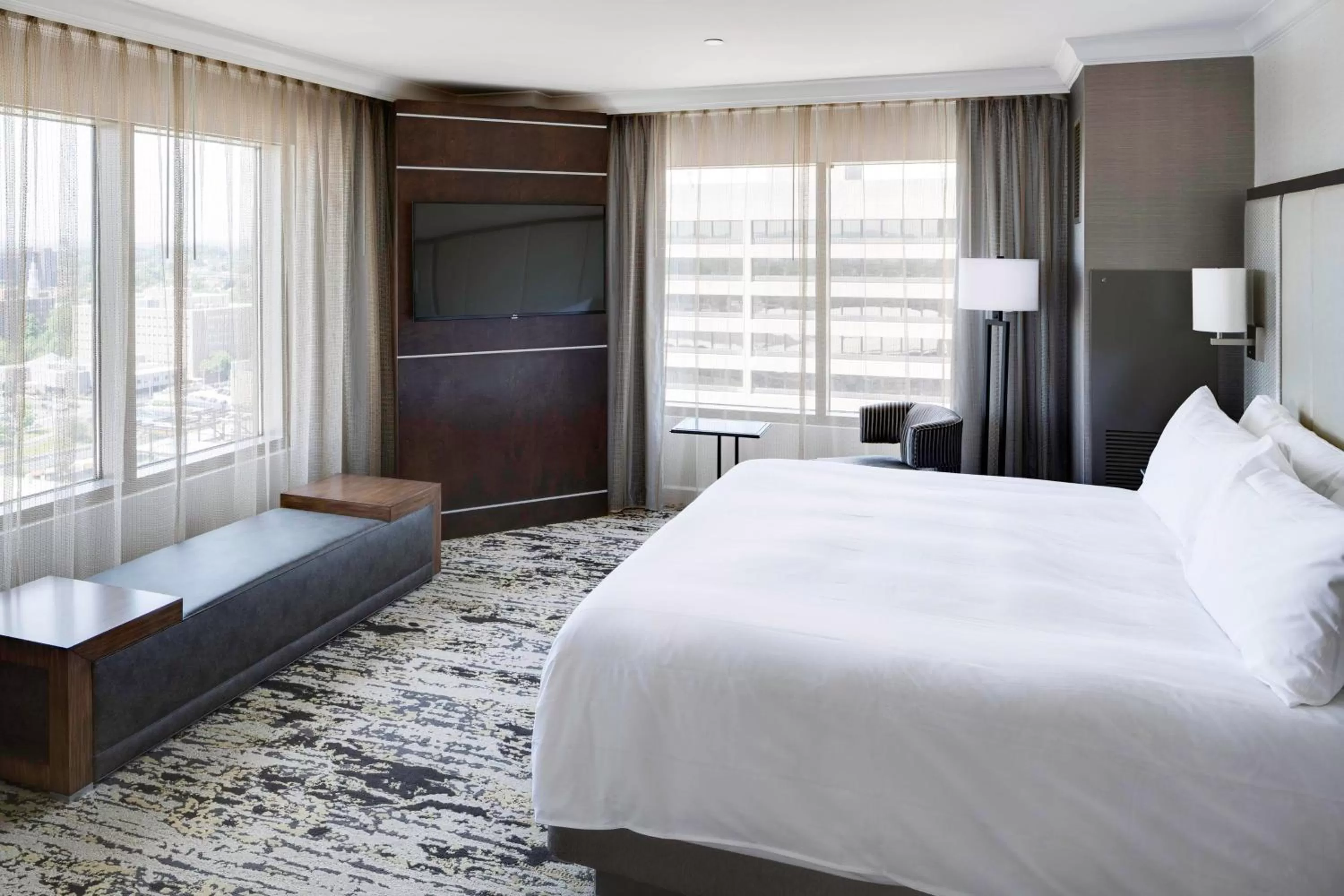 Bedroom, Bed in Hartford Marriott Downtown