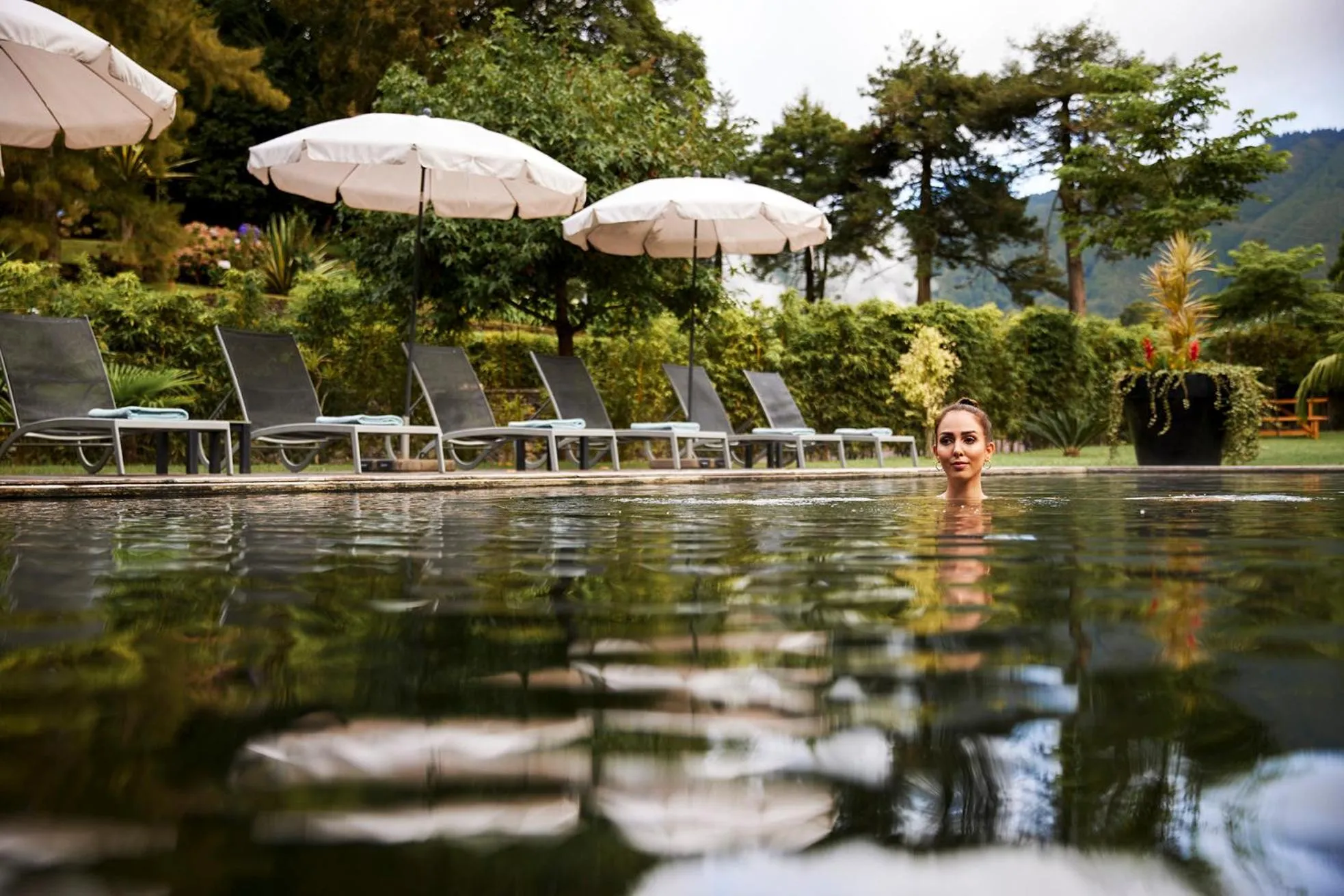 Swimming pool in Furnas Boutique Hotel - Thermal & Spa