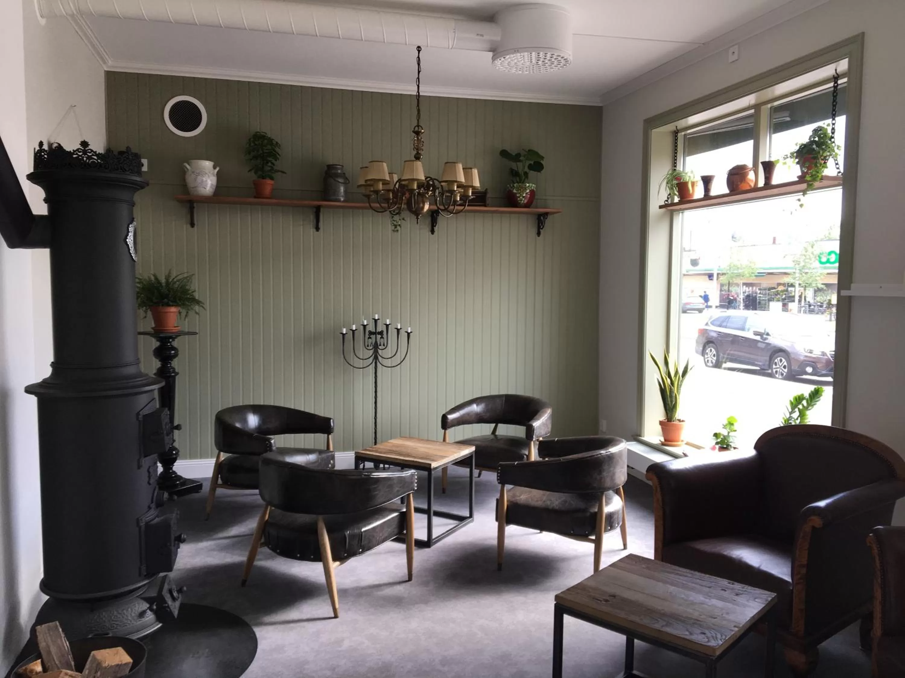 Lounge or bar in Orsa Station Bed and Breakfast