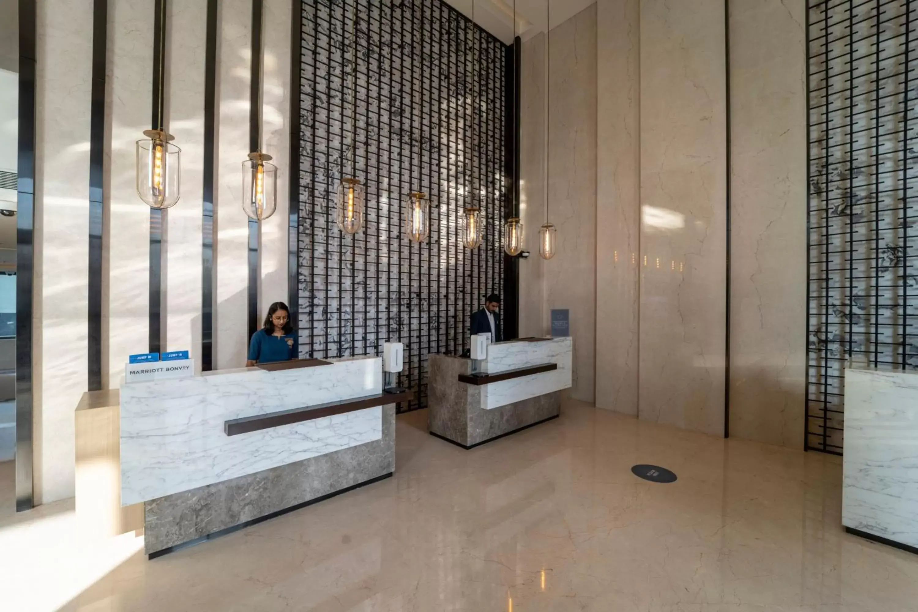 Lobby or reception, Bathroom in Courtyard by Marriott Vadodara