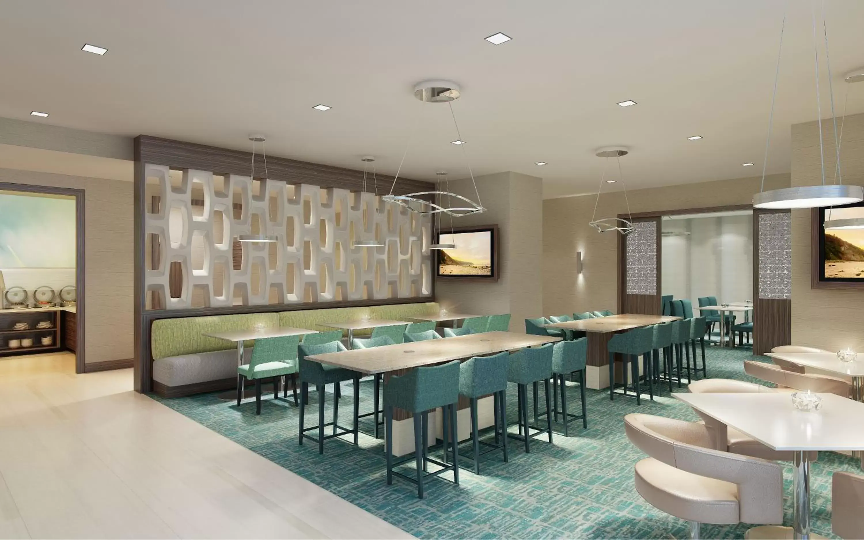 Restaurant/places to eat in Wyndham Garden Miami International Airport