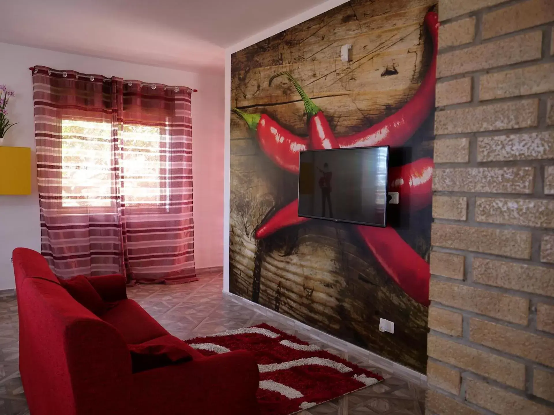 Communal lounge/ TV room, Seating Area in B&B Vento di Scirocco