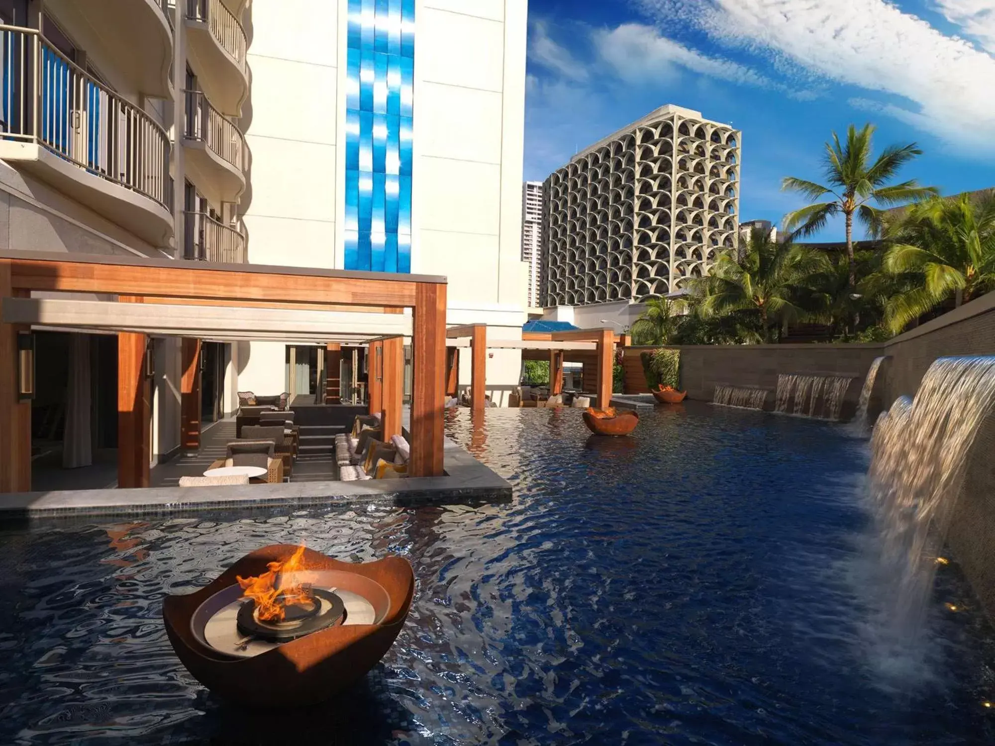 Patio in Hilton Grand Vacations Club Hokulani Waikiki Honolulu