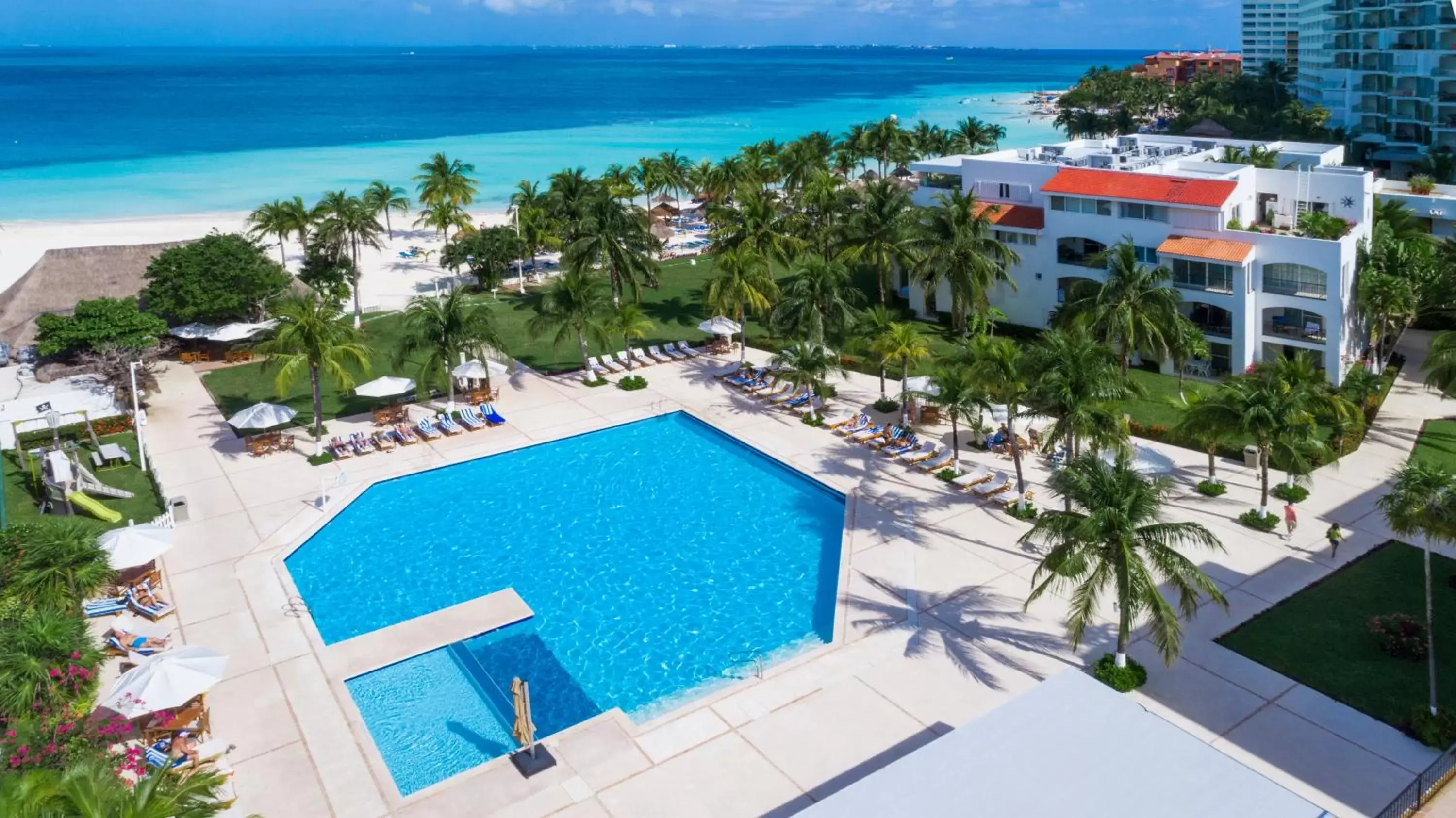 Pool View in Beachscape Kin Ha Villas & Suites