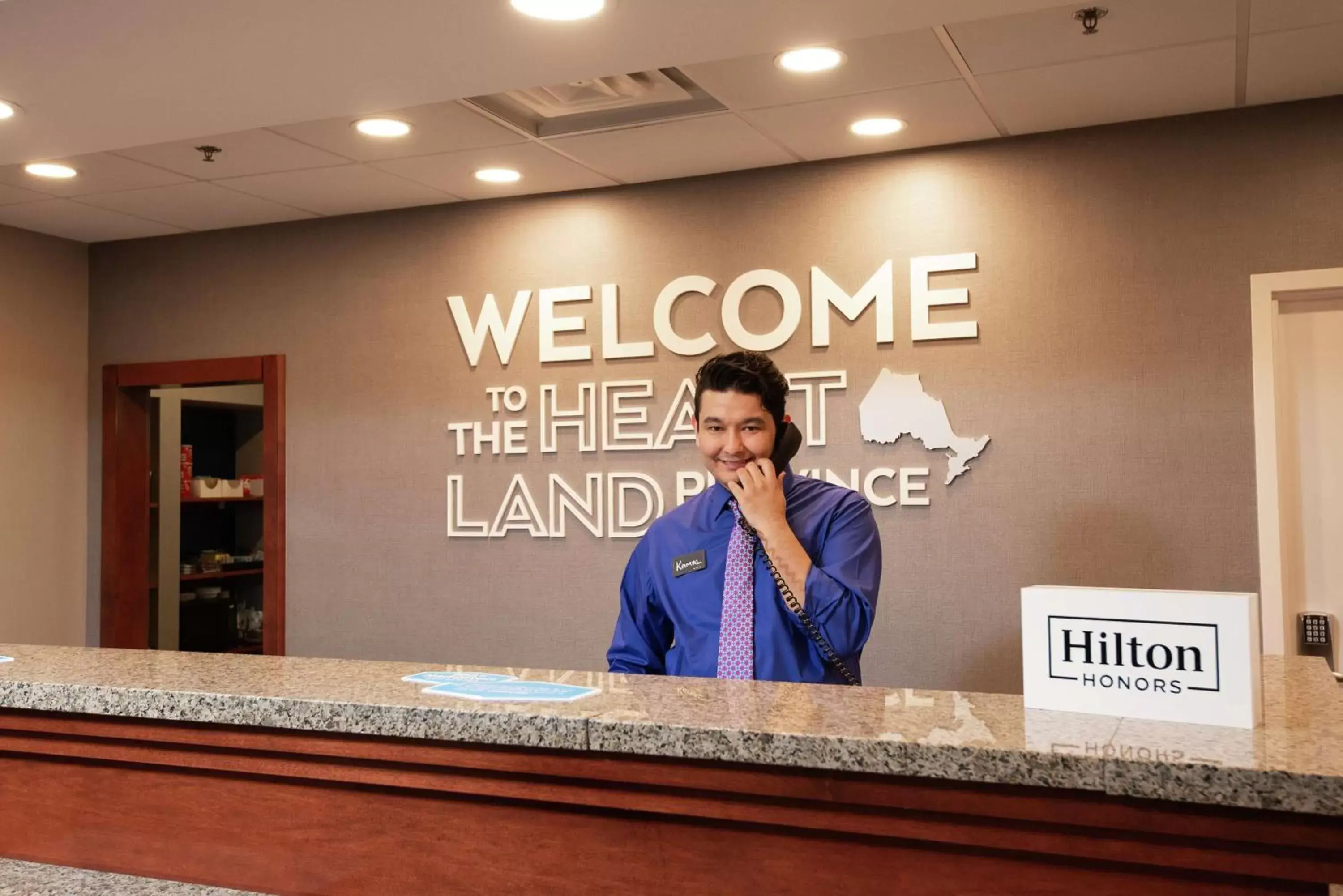Lobby or reception in Hampton Inn & Suites by Hilton Barrie Lobby or reception in Hampton Inn & Suites by Hilton Barrie