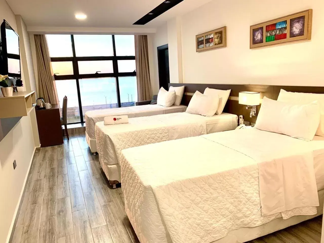 Standard Twin Room with Sea View in Hotel Sun Standard Twin Room with Sea View in Hotel Sun