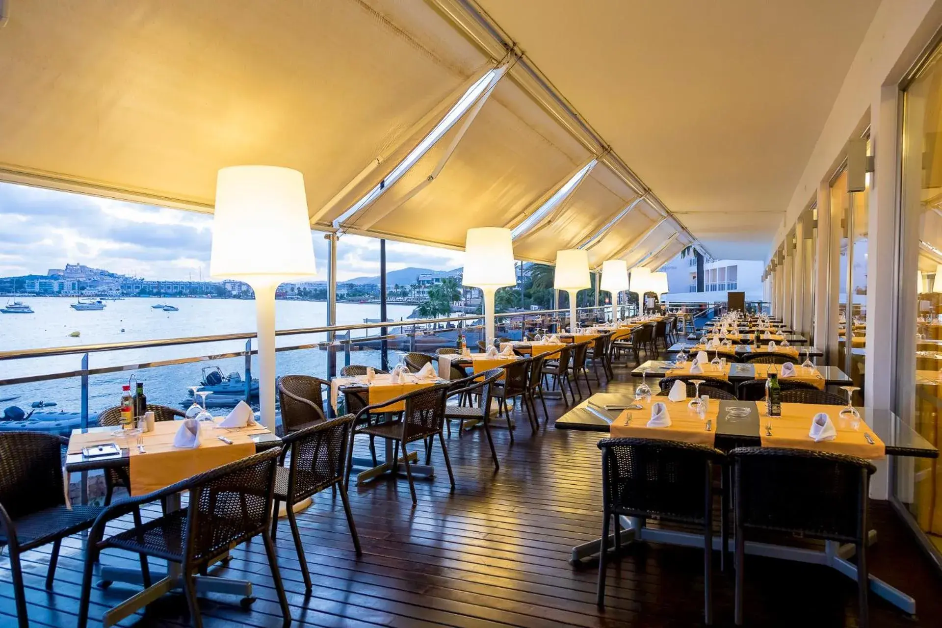 Balcony/Terrace, Restaurant/Places to Eat in Hotel Simbad Ibiza & Spa
