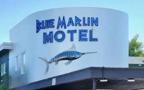 Facade/entrance, Property Logo/Sign in Blue Marlin Motel